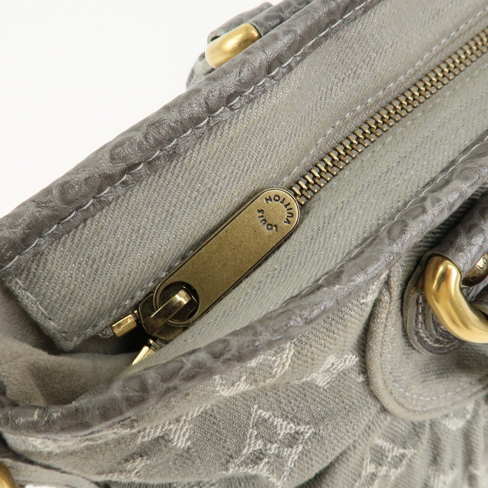 Louis Vuitton Monogram Denim Neo Cabby MM 2Way Bag M95837 Used