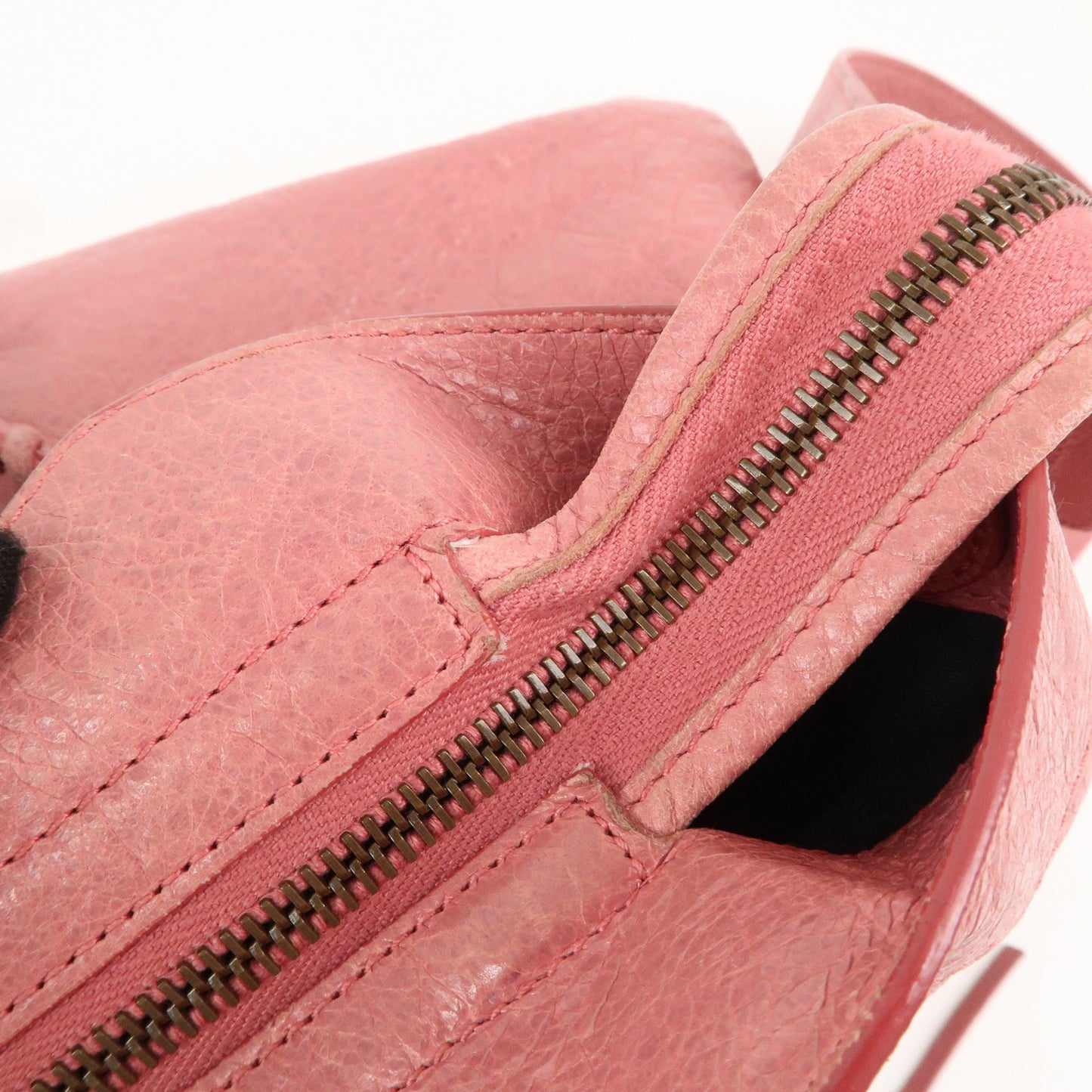 BALENCIAGA The Town Leather 2way Bag Hand Bag Pink 240579