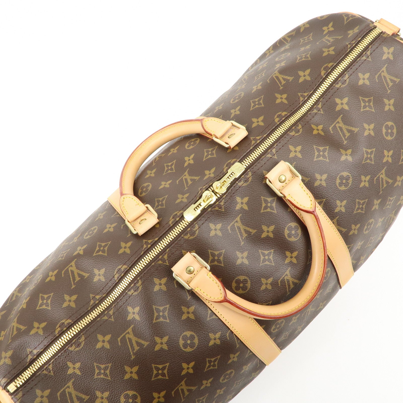 Louis Vuitton Monogram Keep All Bandouliere 55 Boston Bag M41414 Used