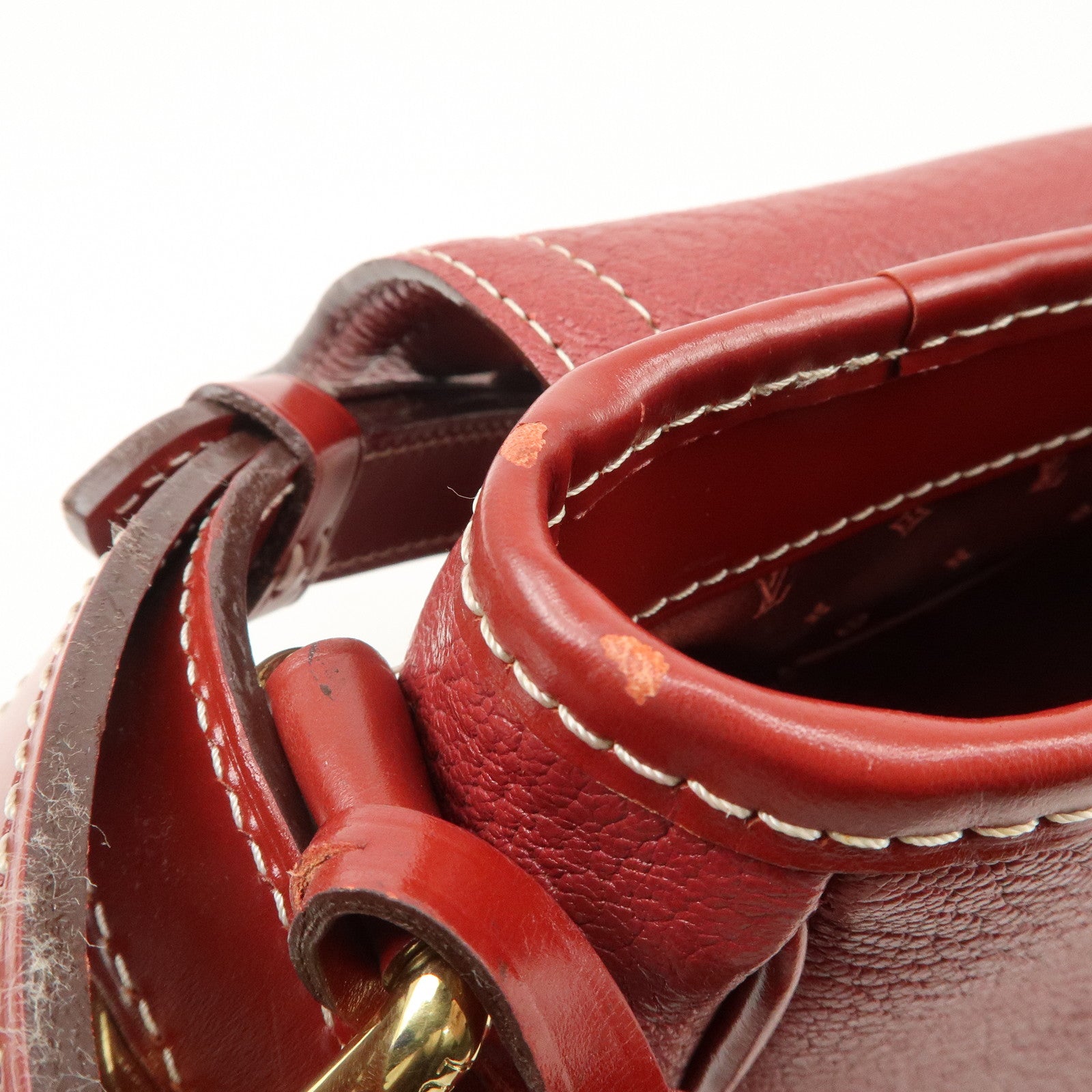 Louis Vuitton Suhari L'essentielle Shoulder Bag Red M95846 Used