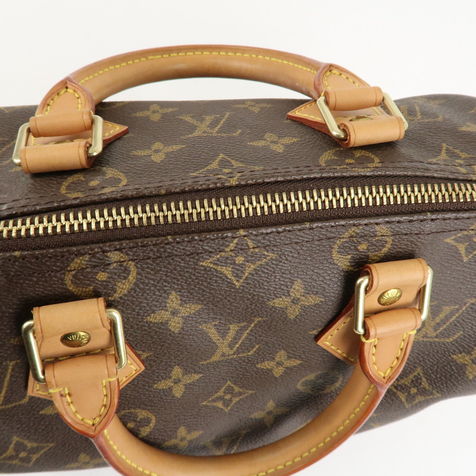 Louis Vuitton Monogram Speedy 25 Hand Bag Boston Bag M41528