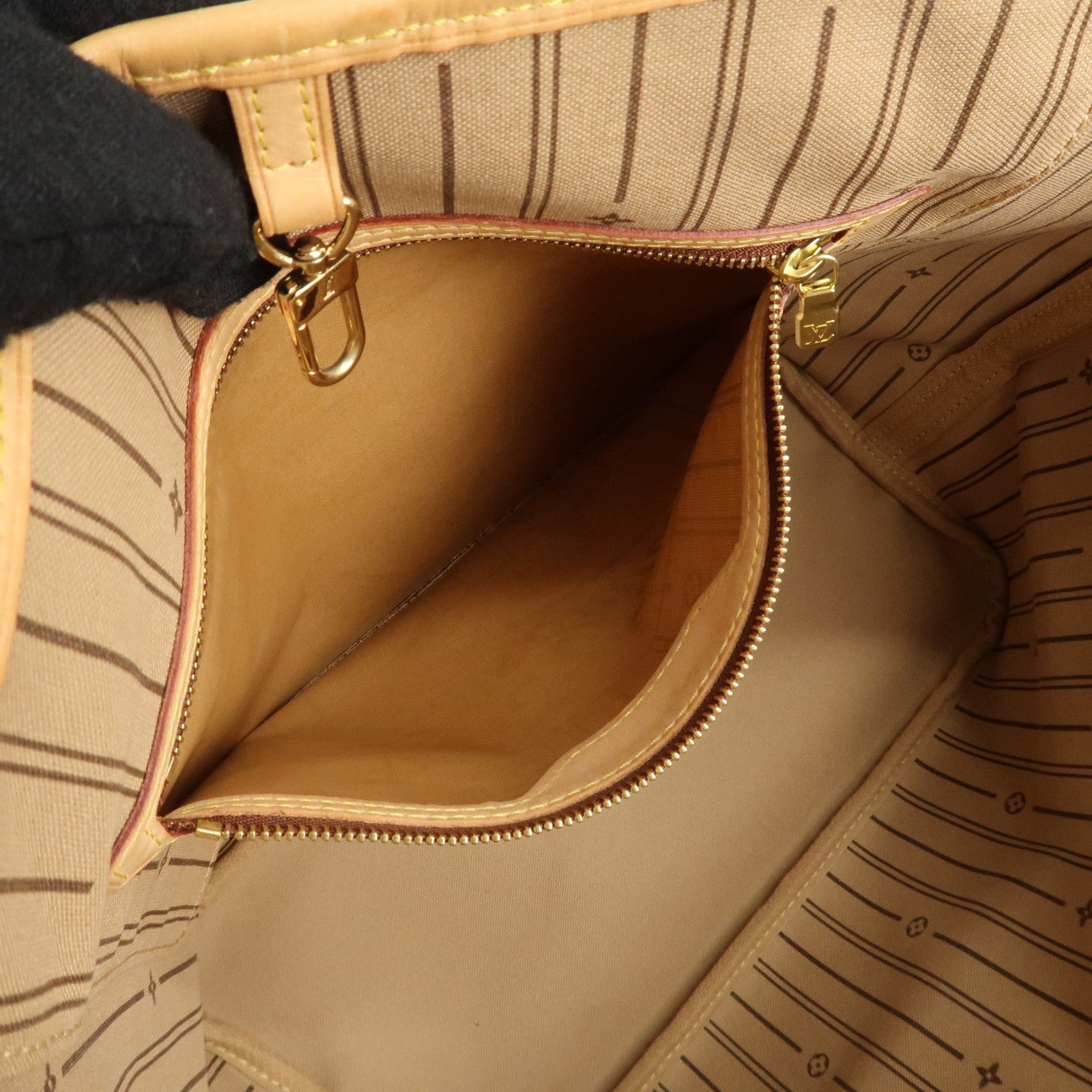Louis Vuitton Monogram Neverfull MM Tote Bag Brown M40156 Used