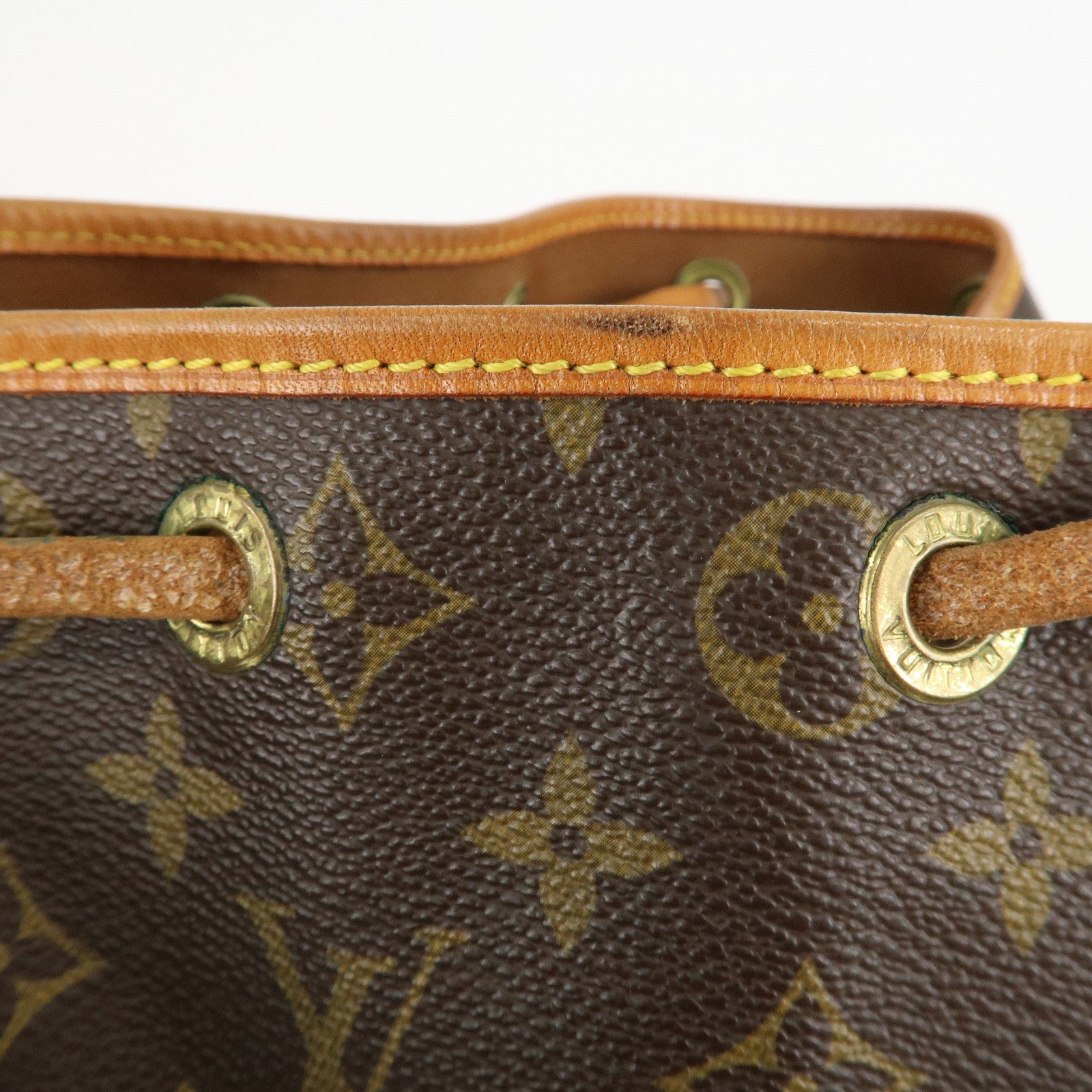 Louis Vuitton Monogram Noe Shoulder Bag Hand Bag Brown M42224