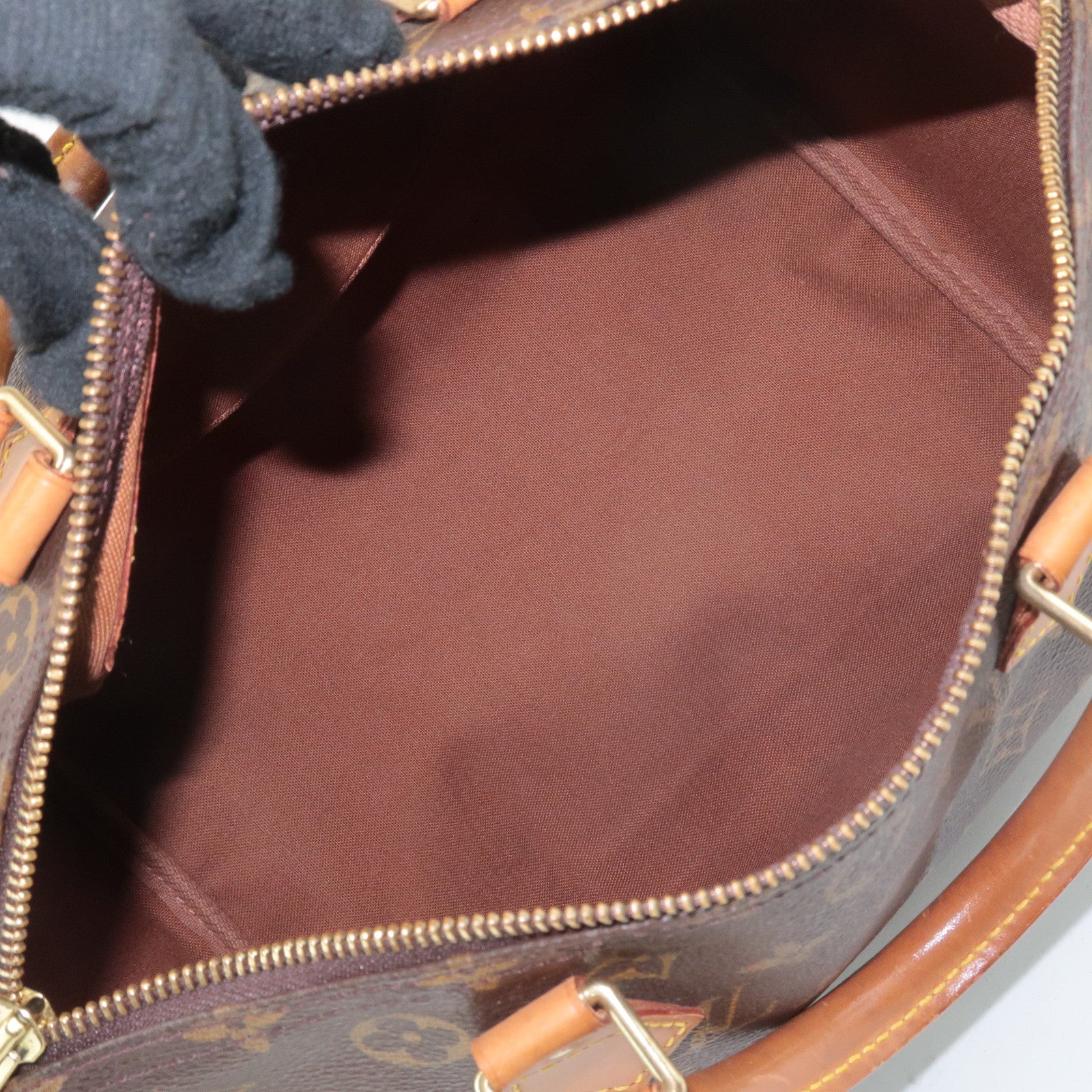 Louis Vuitton Monogram Speedy 30 Hand Bag Boston Bag M41108 Used