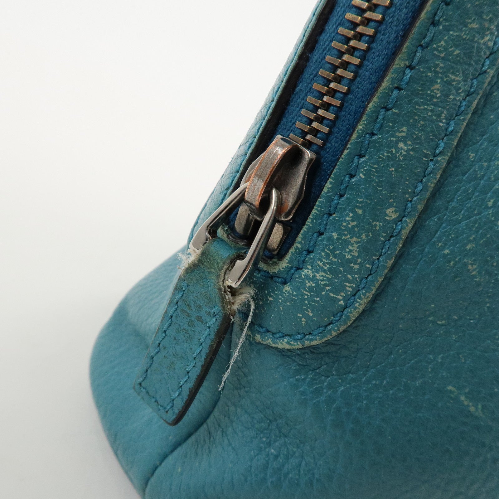 GUCCI Sherry Leather 2Way Shoulder Bag Hand Bag Blue 341504