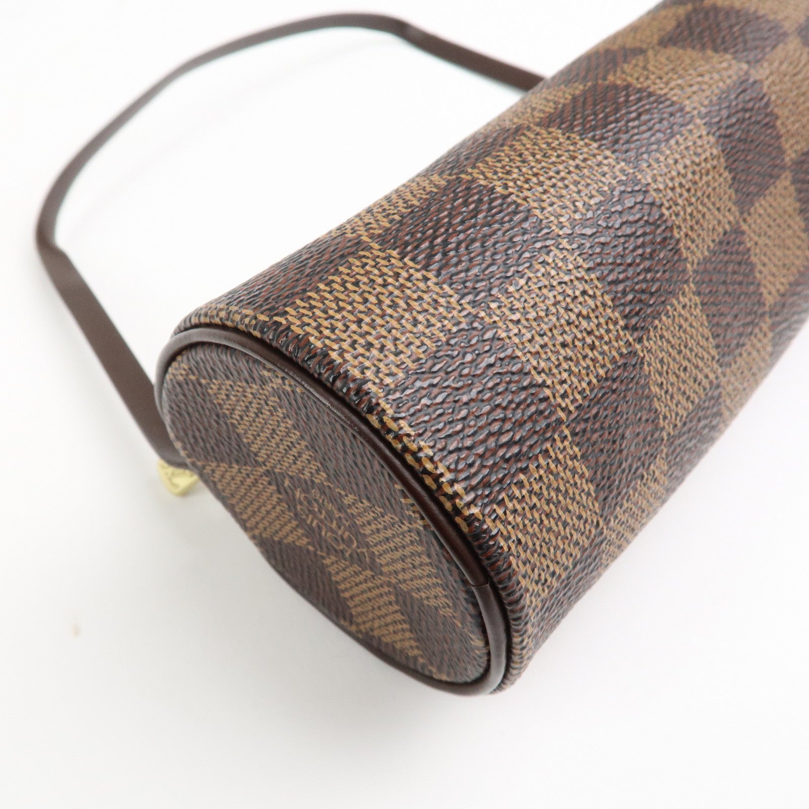 Louis Vuitton Damier Papillon 30 Hand Bag & Pouch Brown N51303 Used