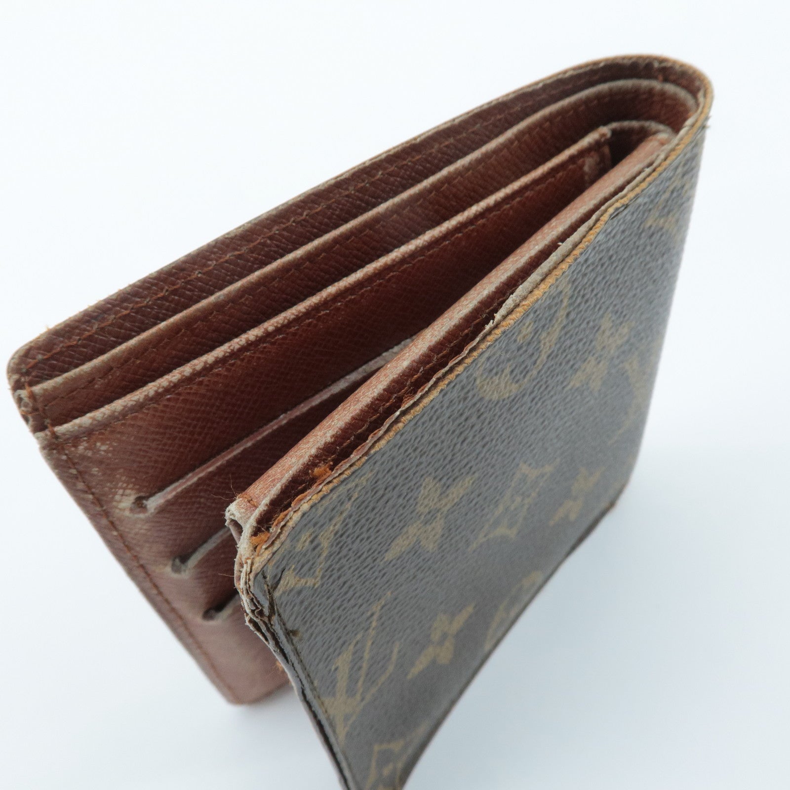 Louis Vuitton Monogram Set of 3 Wallet Brown M61652 M61675 Used