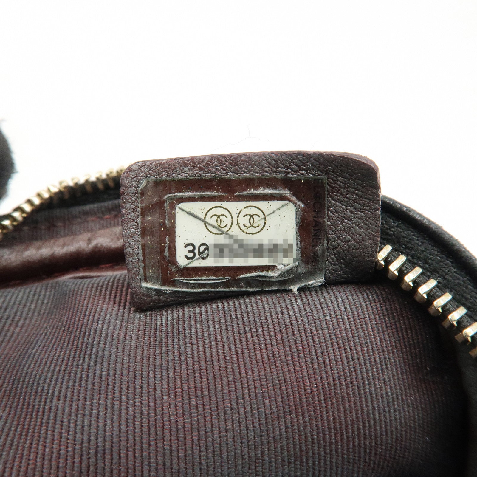 CHANEL Matelasse Lamb Skin COCO Mark Coin Case Black