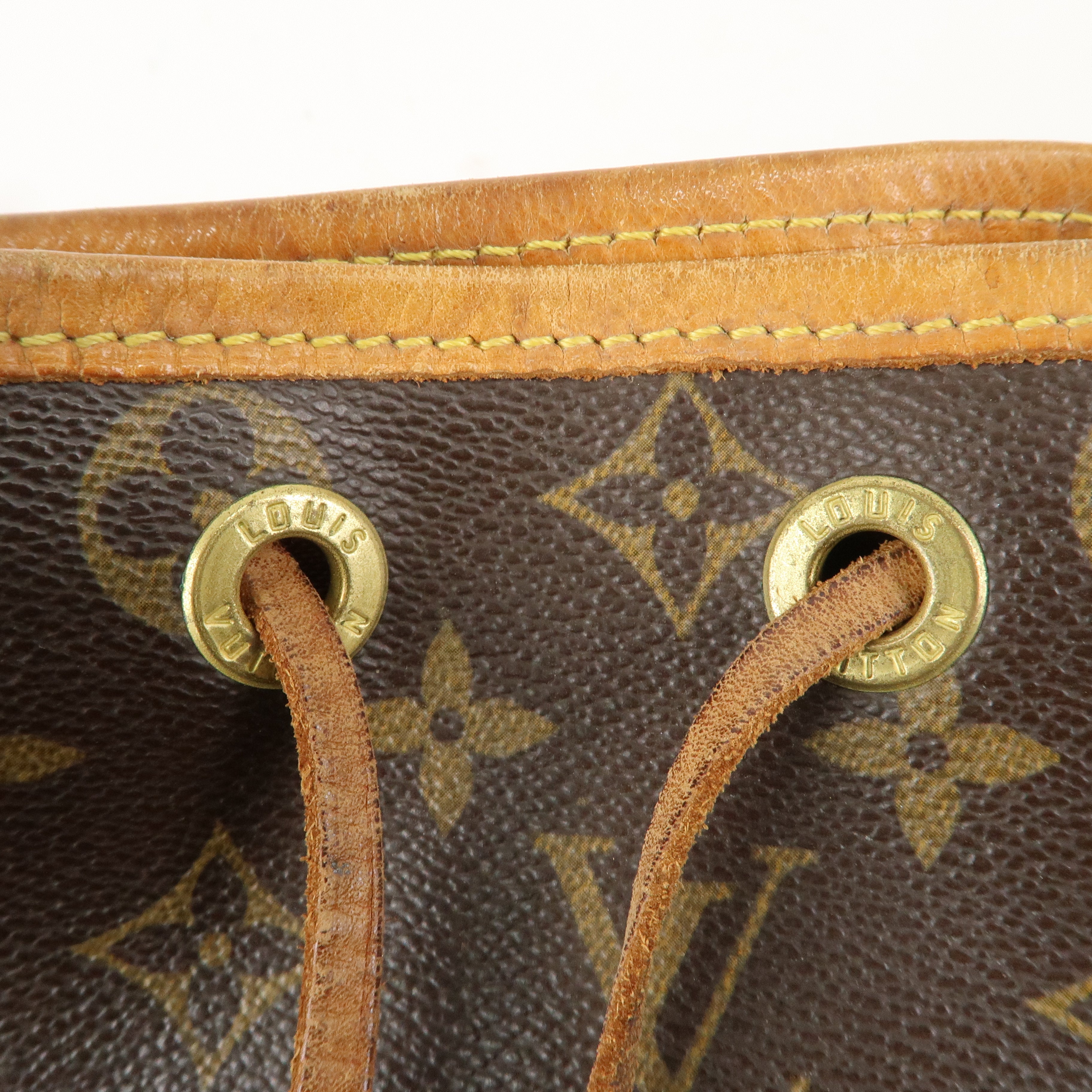 Louis Vuitton Monogram Mini Noe Hand Bag Brown M42227