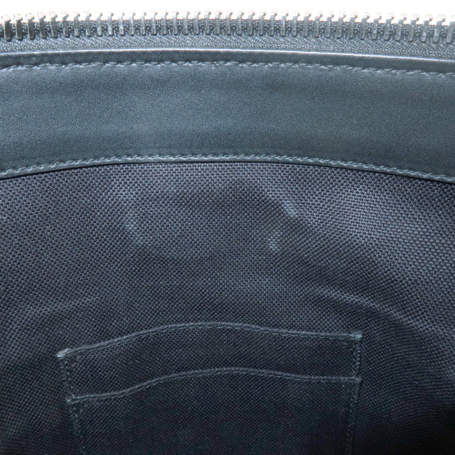 GUCCI Sherry GG Supreme Leather Shoulder Bag Black 474137