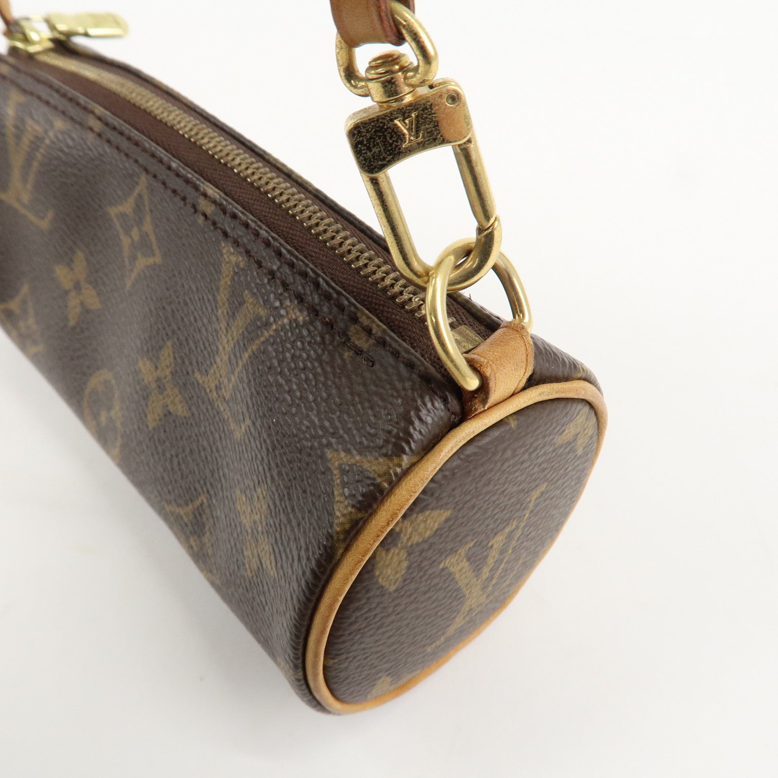 Louis Vuitton Monogram Set of 2 Pouch for Papillon Bag Brown Used
