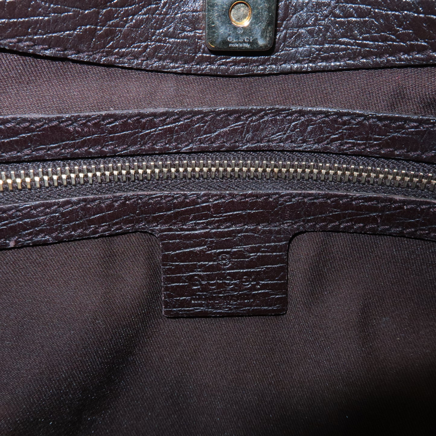 GUCCI Sherry Horsebit GG Canvas Leather Shoulder Bag 137388