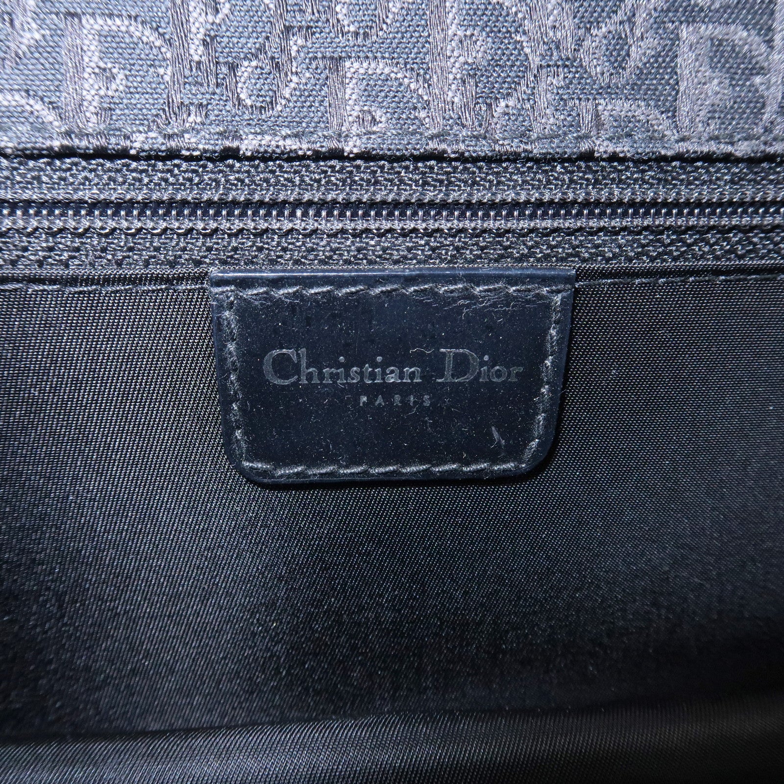 Christian Dior Trotter Canvas Leather Shoulder Bag 05-MA-0024