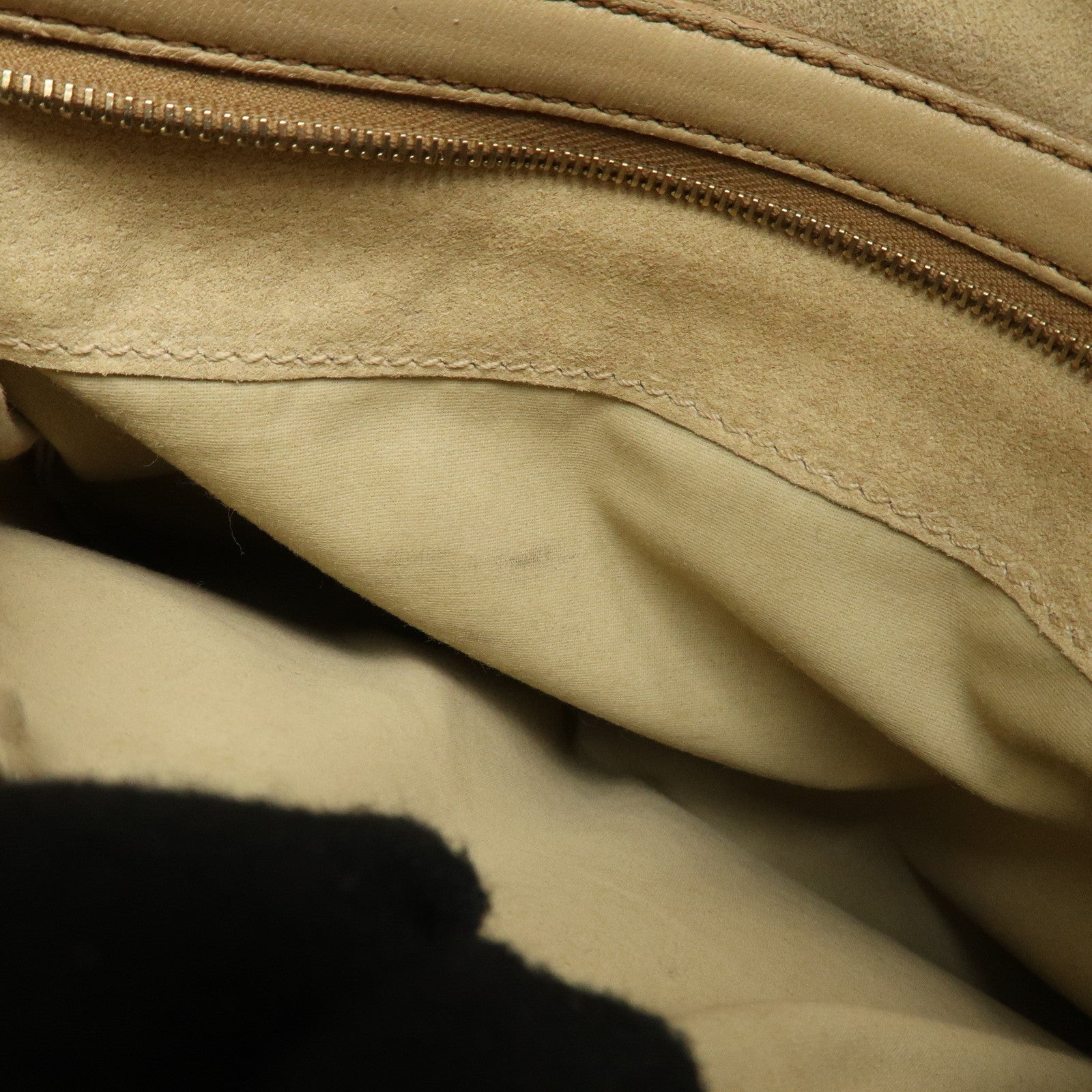 BOTTEGA VENETA Hobo Intrecciato Leather Shoulder Bag Beige 115653 Used