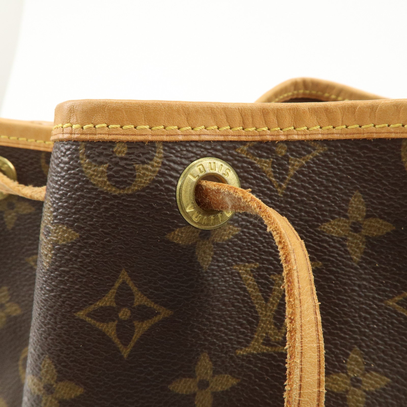Louis Vuitton Monogram Noe Shoulder Bag Hand Bag Brown M42224 Used