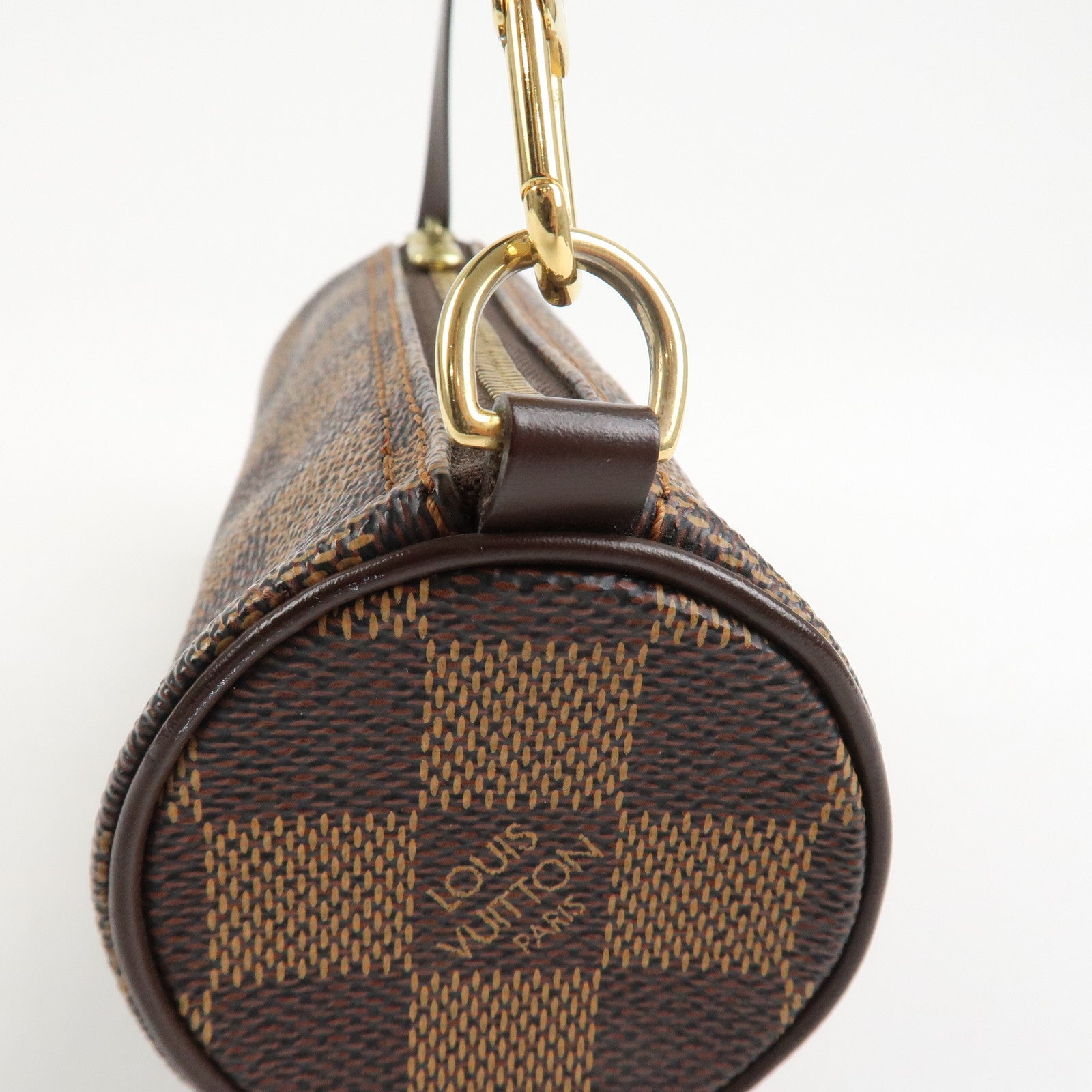 Louis Vuitton Damier Papillon 30 Hand Bag & Pouch Brown N51303 Used