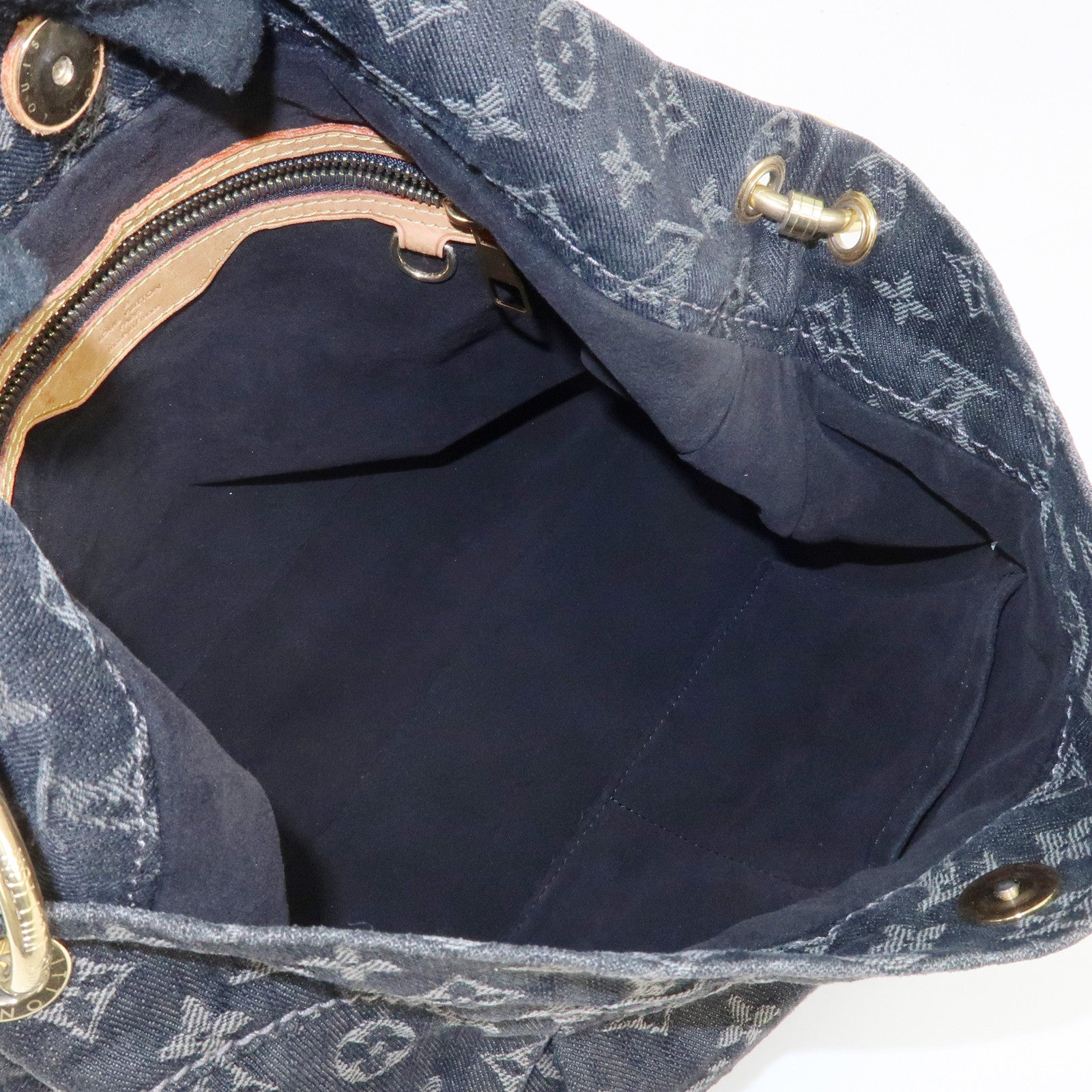 Louis Vuitton Monogram Denim Daily PM Shoulder Bag Noir M40494