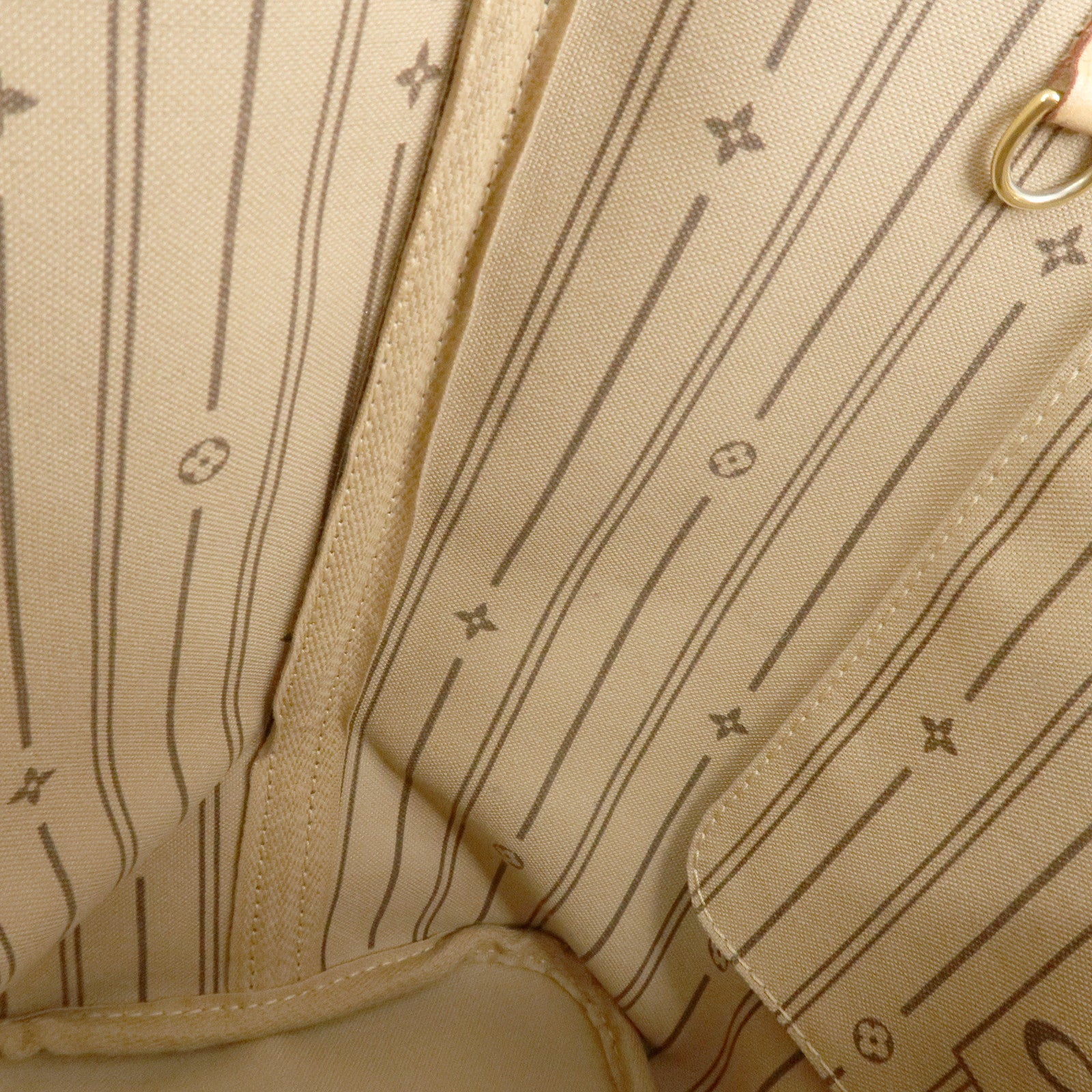 Louis Vuitton Monogram Neverfull MM Tote Bag Brown M40156 Used