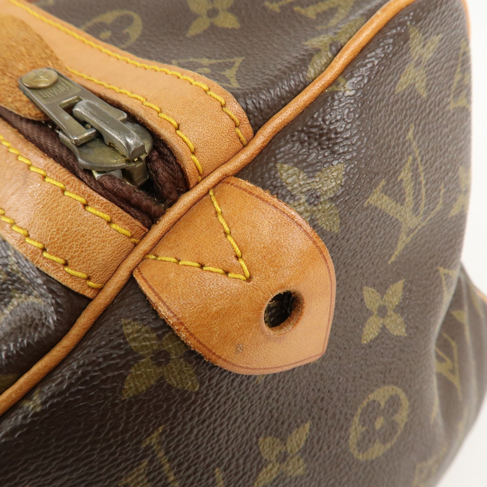 Louis Vuitton Monogram Sac Souple 35 Boston Hand Bag M41626