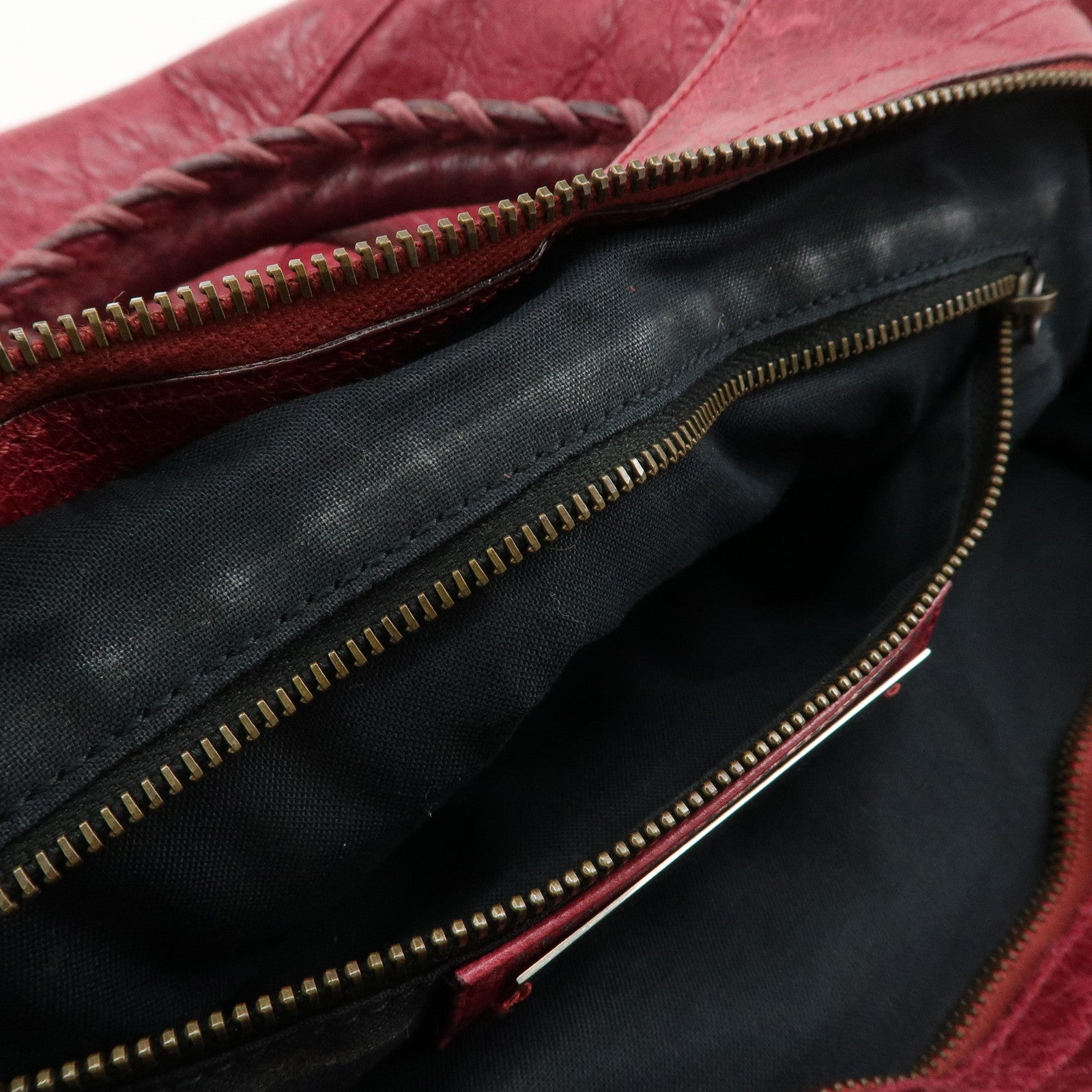 25SS new/BALENCIAGA ベルエアスモールレザークラッチ Bag Red Leather - small Miller Convertible clutch bag Black - 2Way