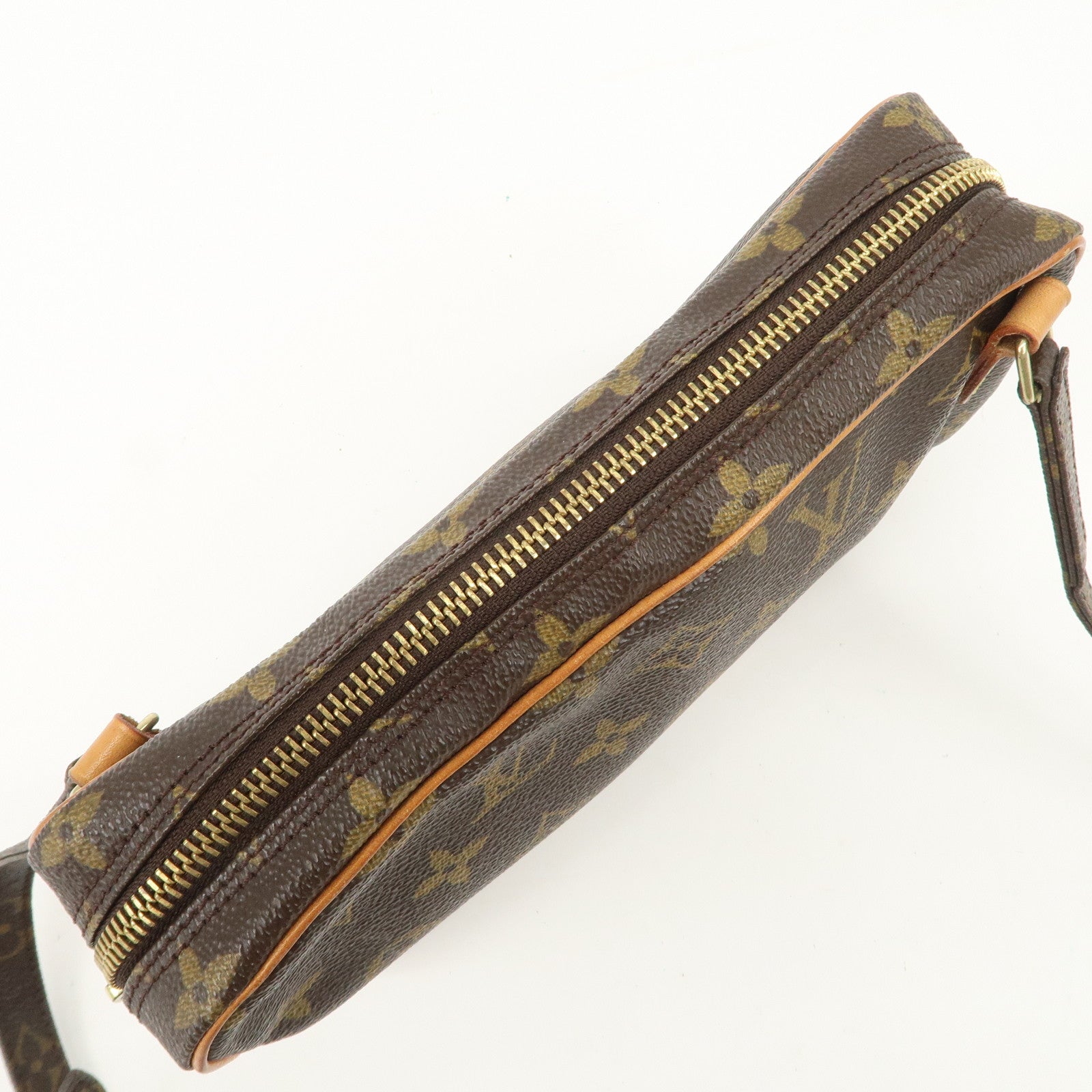 Louis Vuitton Monogram Pochette Marly Bandouliere Brown M51828 Used