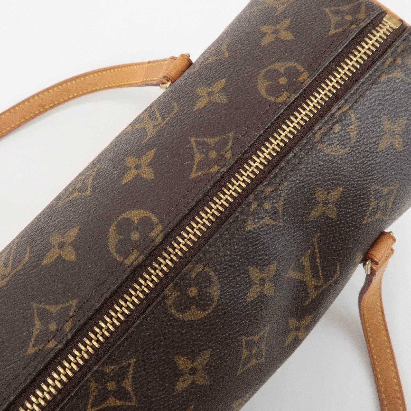 AuthLouis Vuitton Monogram Papillon 26 Hand Bag Brown New Style M51386