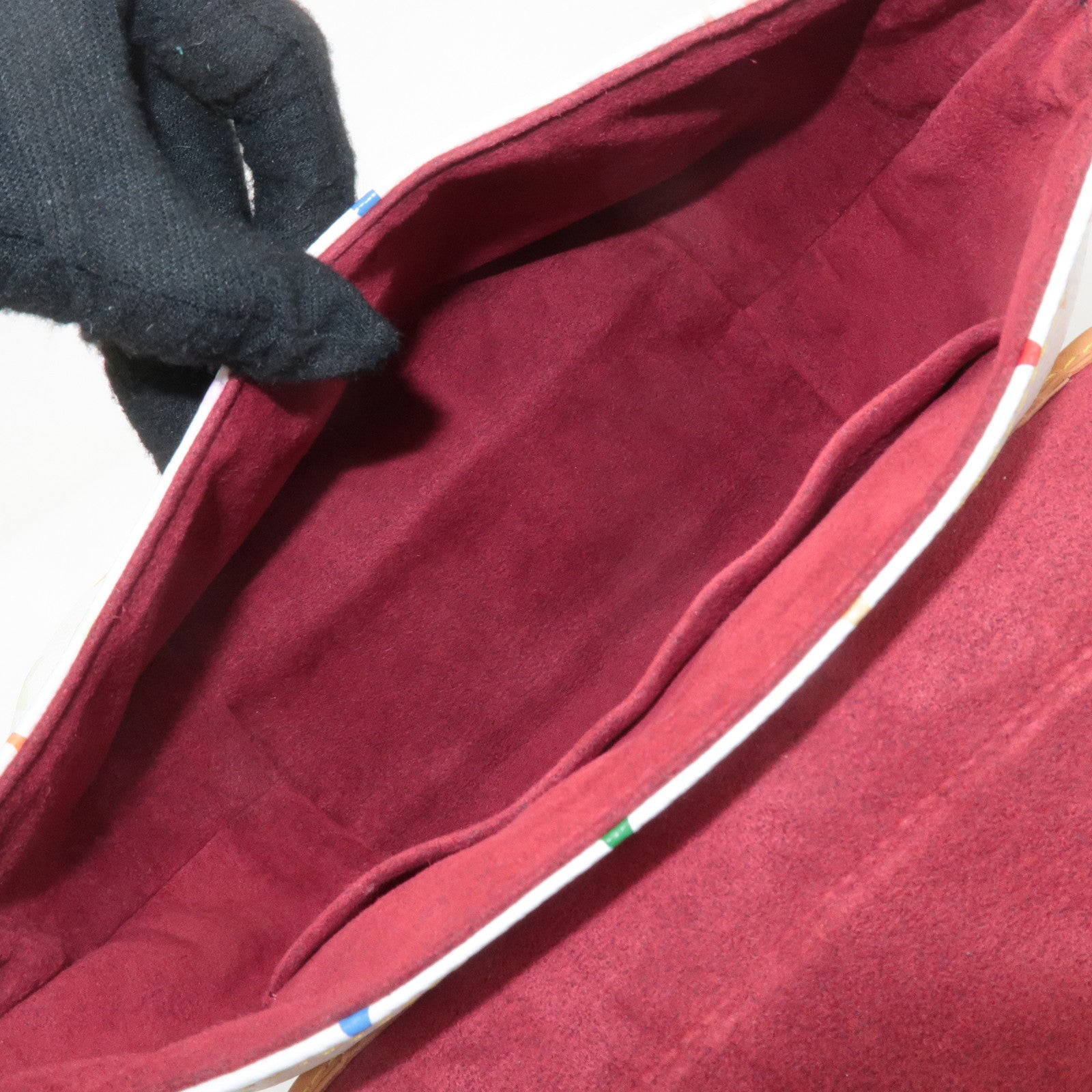 Louis Vuitton Monogram Multicolor Patti Shoulder Bag Blanc M40305 Used