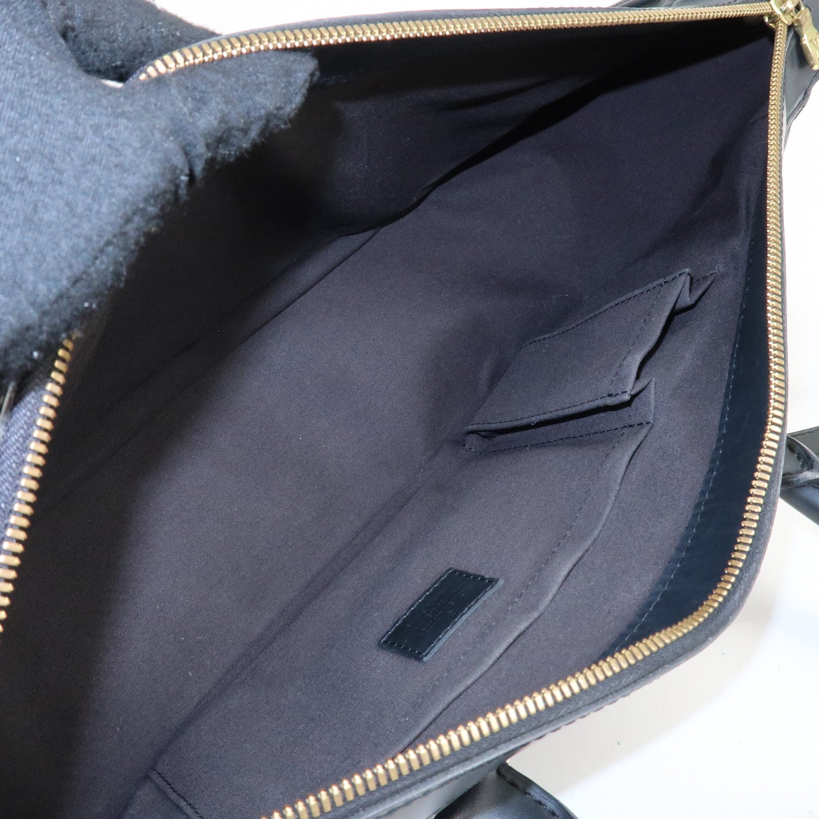 Louis Vuitton Epi Dannula MM Hand Bag Noir Black M59102 Used