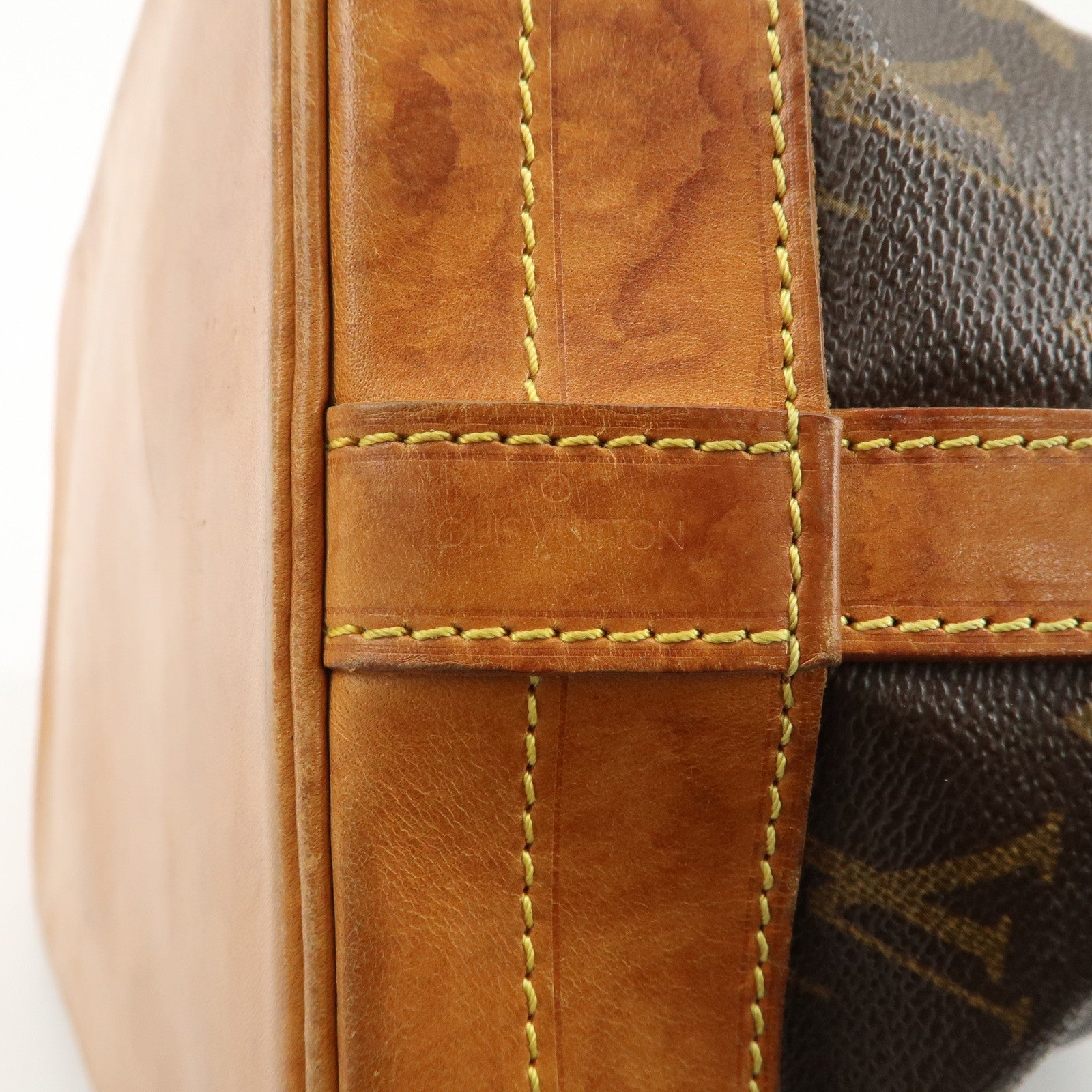 Louis Vuitton Monogram Noe Shoulder Bag Hand Bag Brown M42224 Used