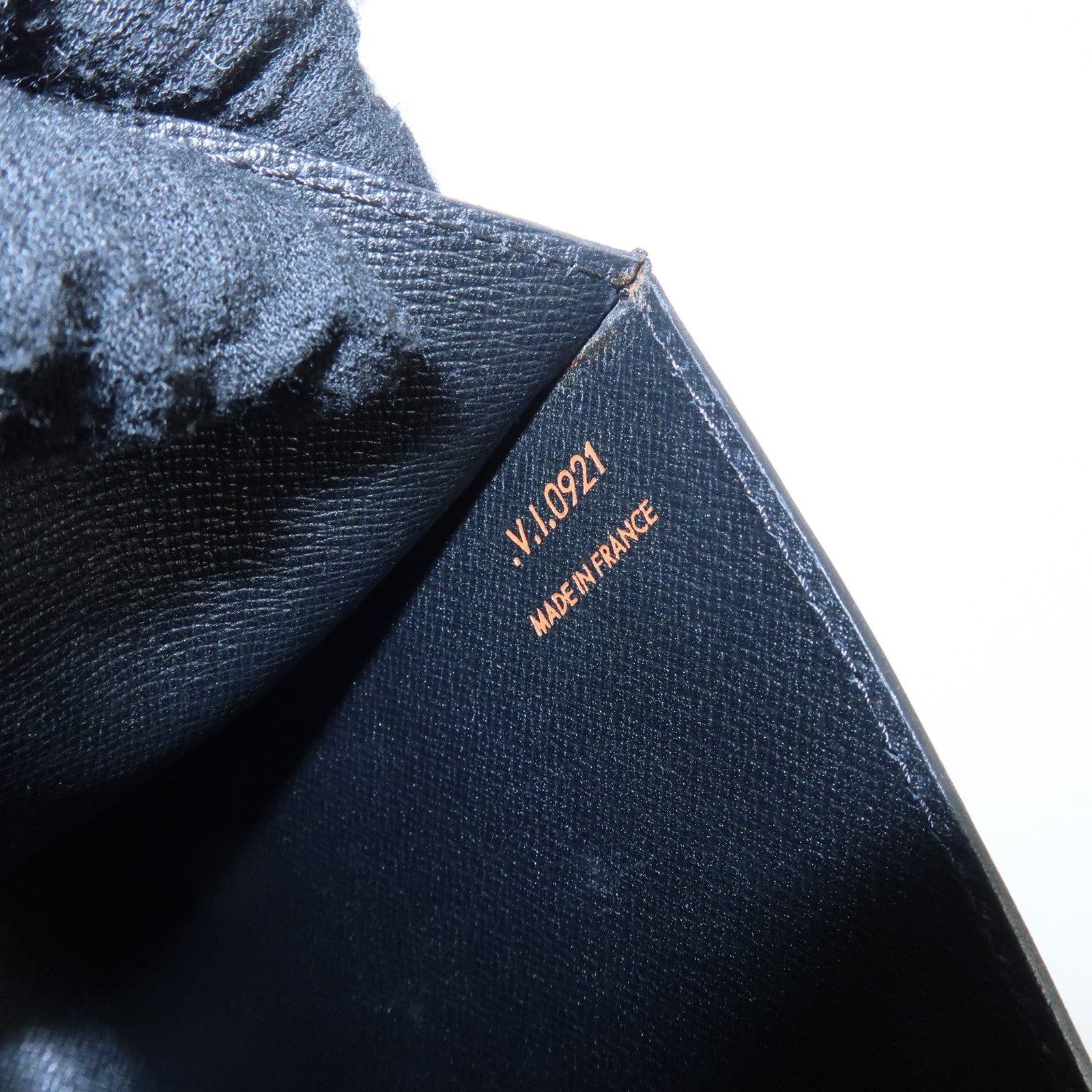 Louis Vuitton Epi Arts Deco Clutch Bag Purse Noir M52632 Used