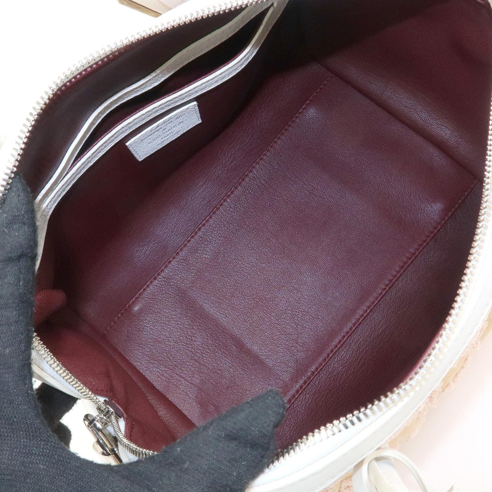 Louis Vuitton Monogram Booklet Speedy Round Hand Bag Rose M40704 Used