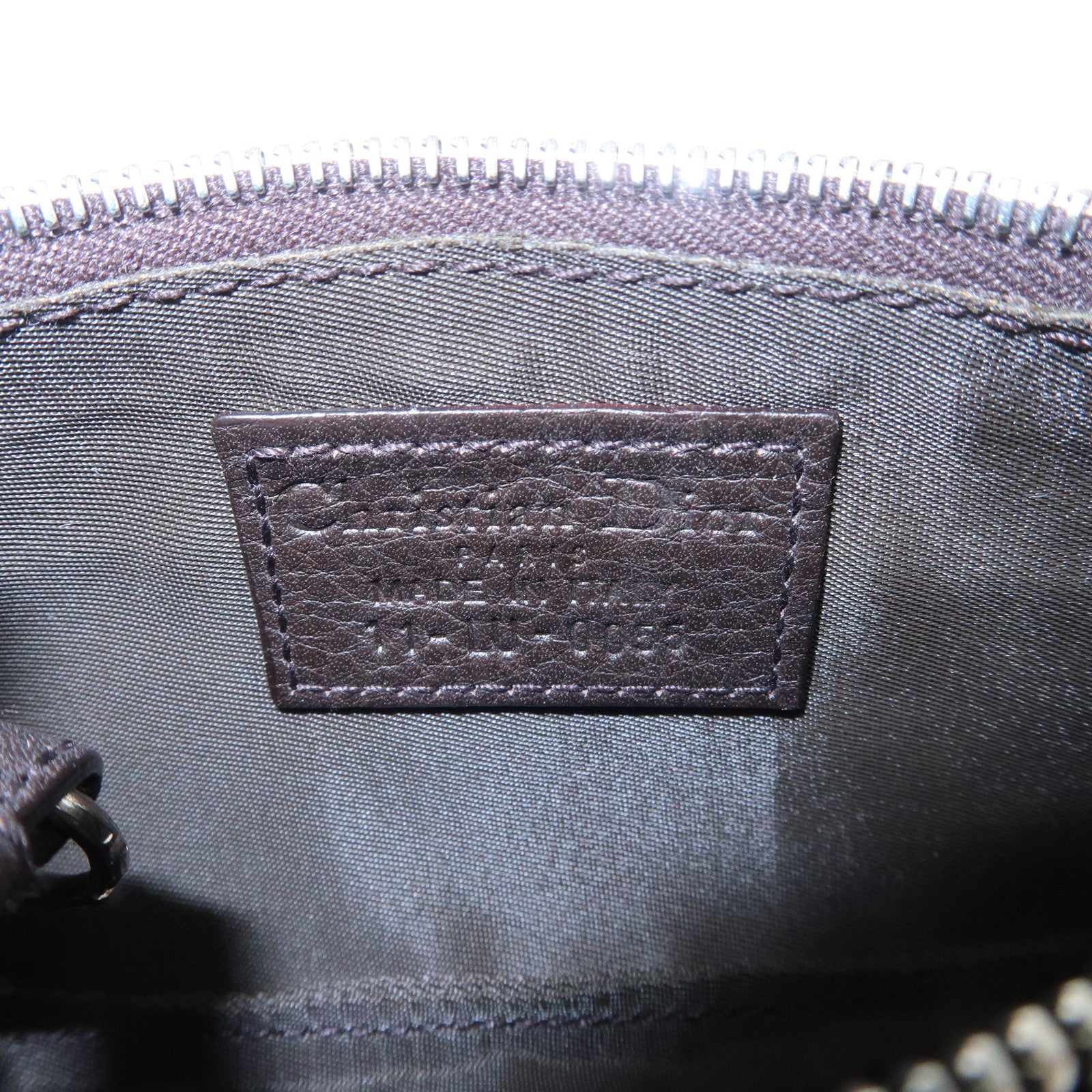 Chiristian Dior Trotter Canvas Leather Coin Key Case Beige Brown Used