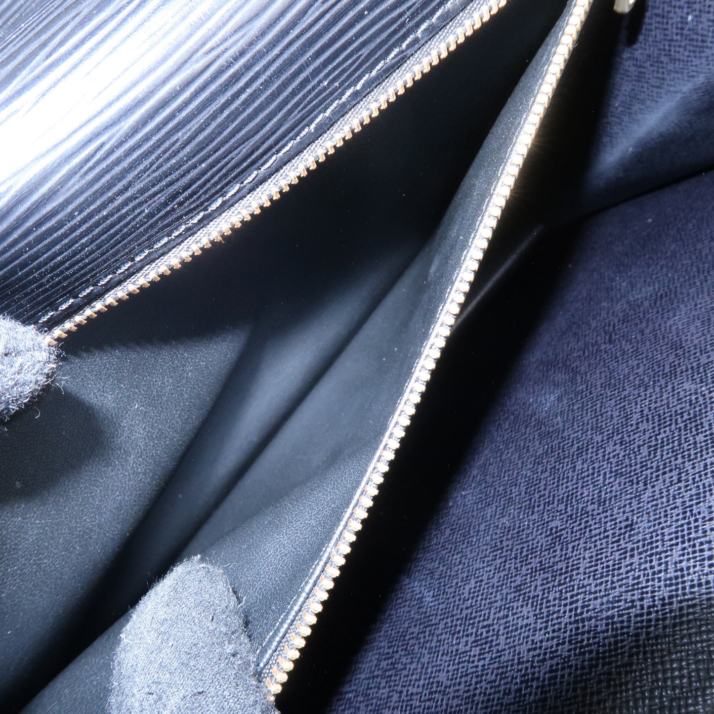 Louis Vuitton Epi Monseau 2Way Shoulder Bag Black Noir M52122
