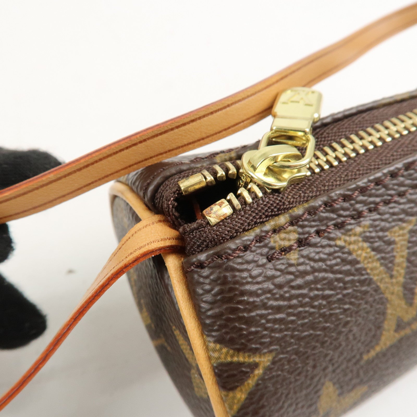 Louis Vuitton Monogram Mini Pouch for Papillon Bag Brown