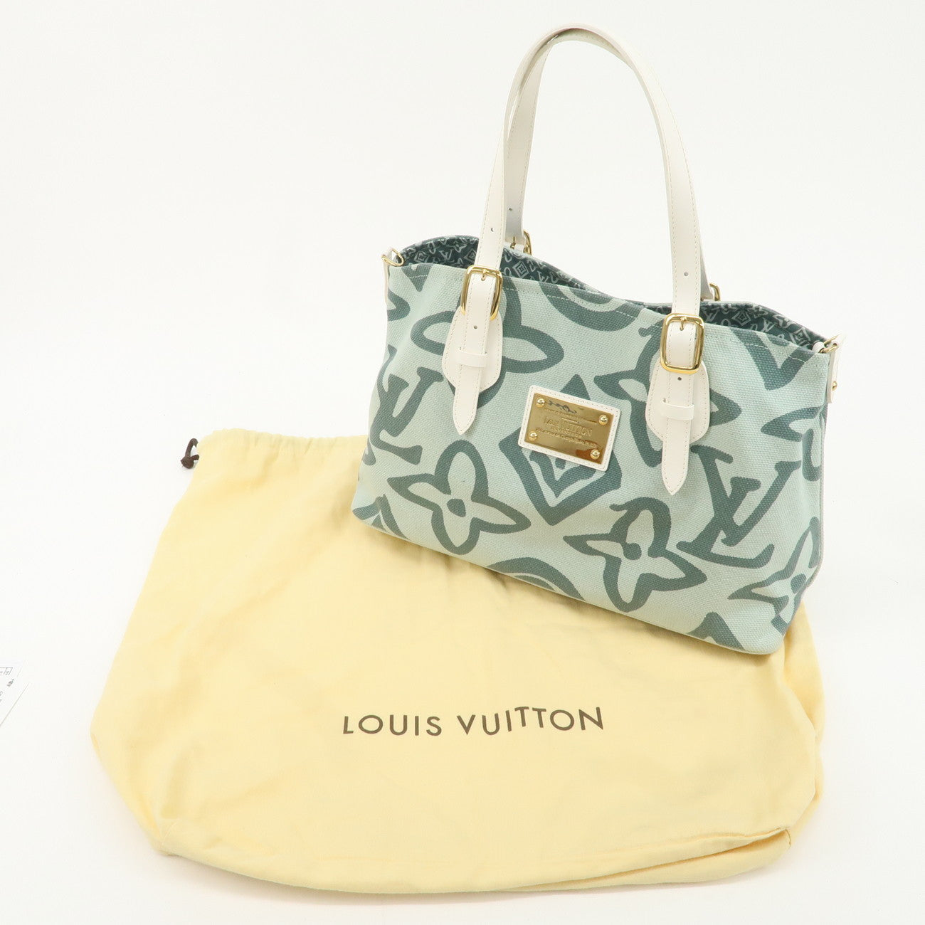 Louis Vuitton Cruise Line Tahitienne PM Shoulder Bag Green M95678