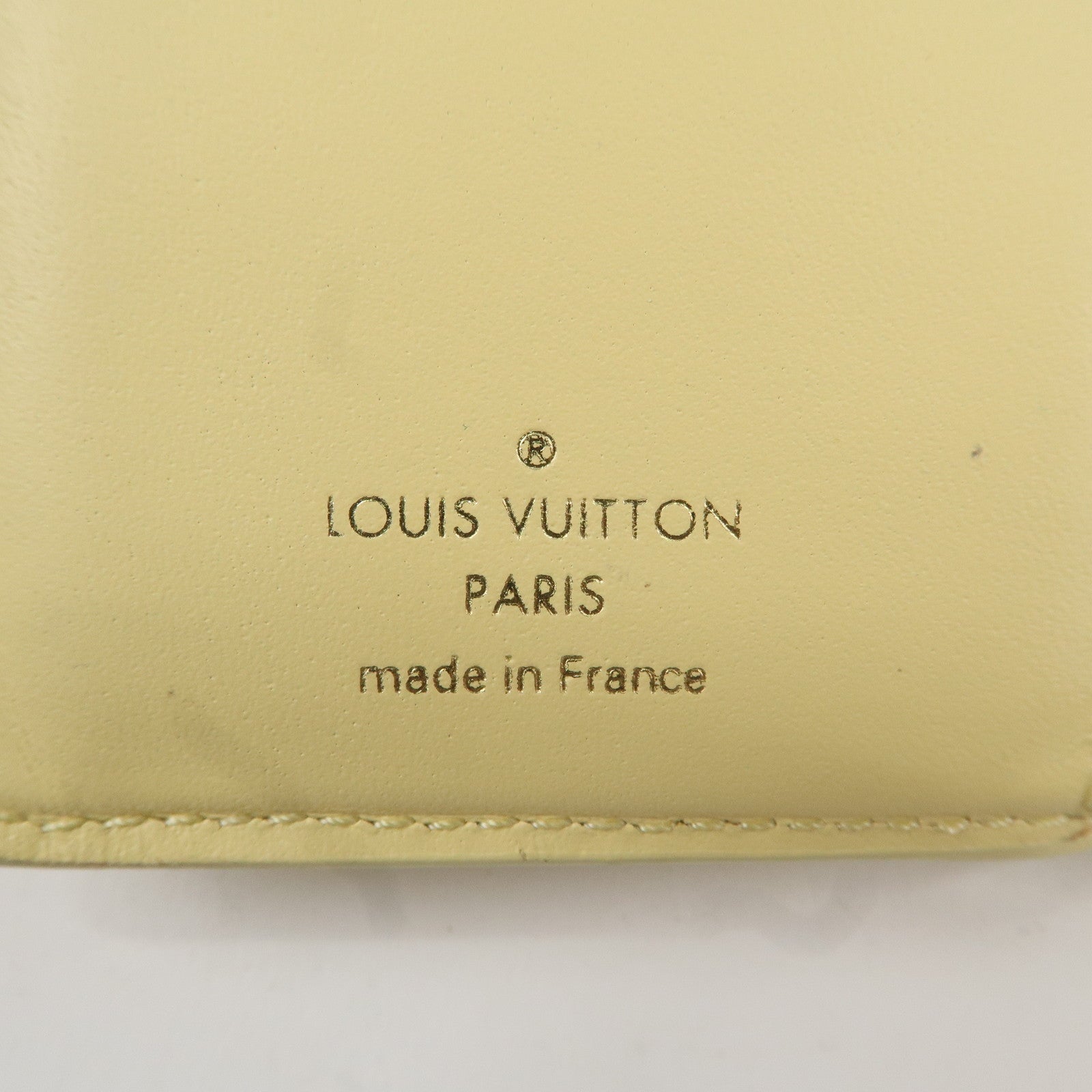 Louis Vuitton Nanogram Portefeuille Roux Wallet Jaune M82288