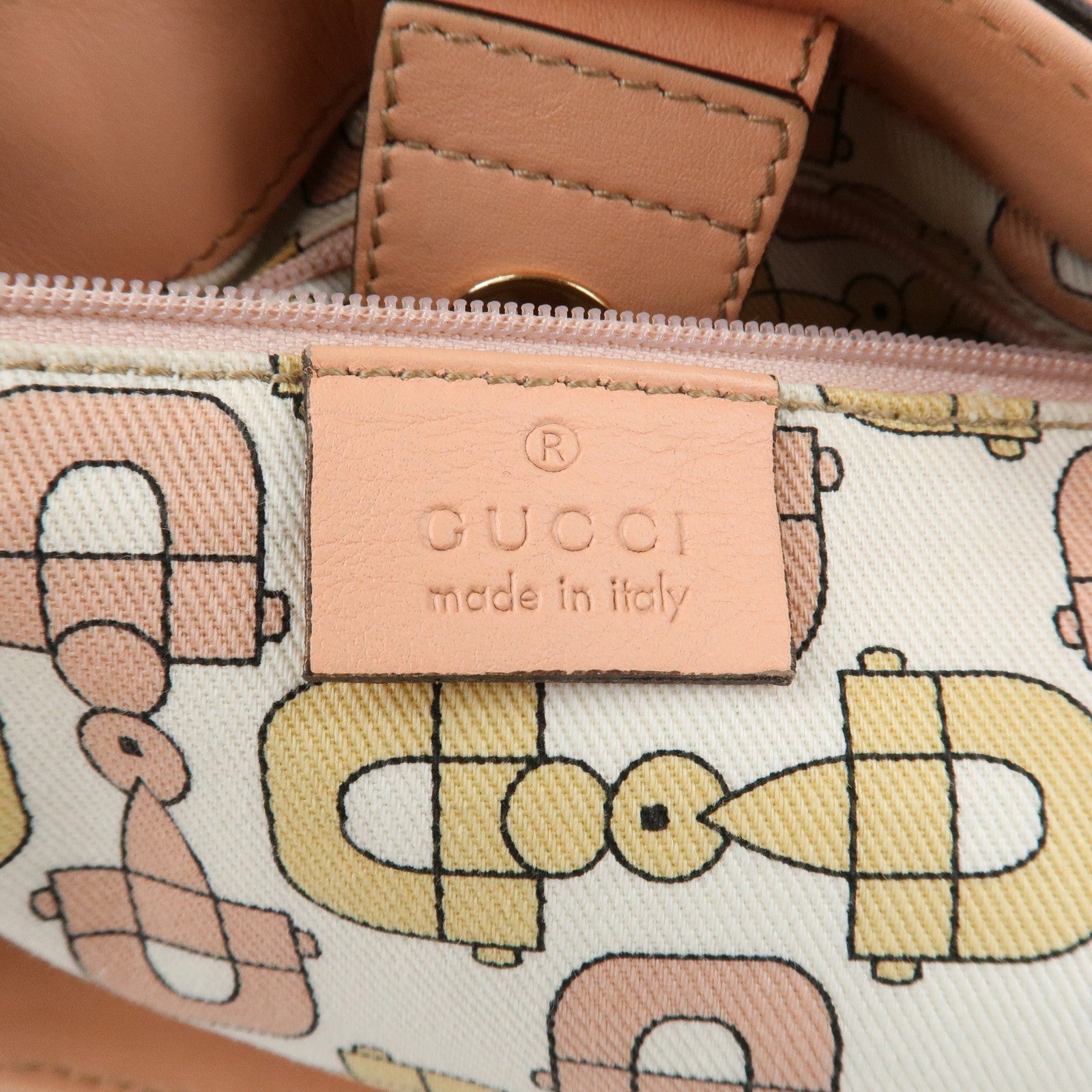 GUCCI Abbey Guccissima Leather Shoulder Bag Tote Bag 211983 Used