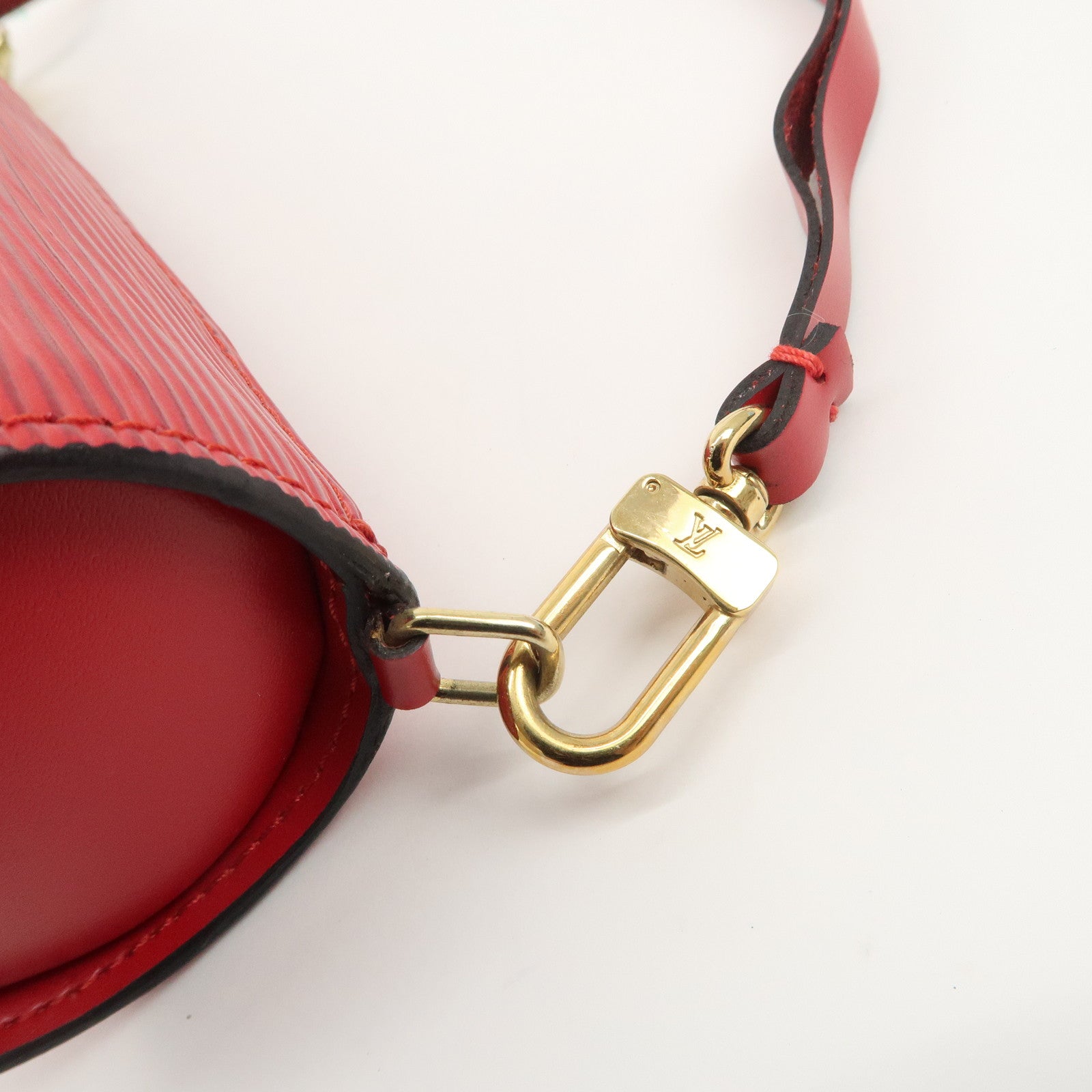 Louis Vuitton Epi Set of2 Soufflot Pouch Castilian Red Toledo Blue Used