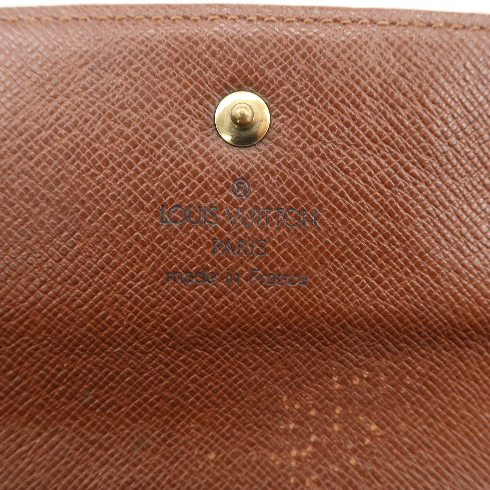 Louis Vuitton Monogram Porte Tresor International Wallet M61215 Used
