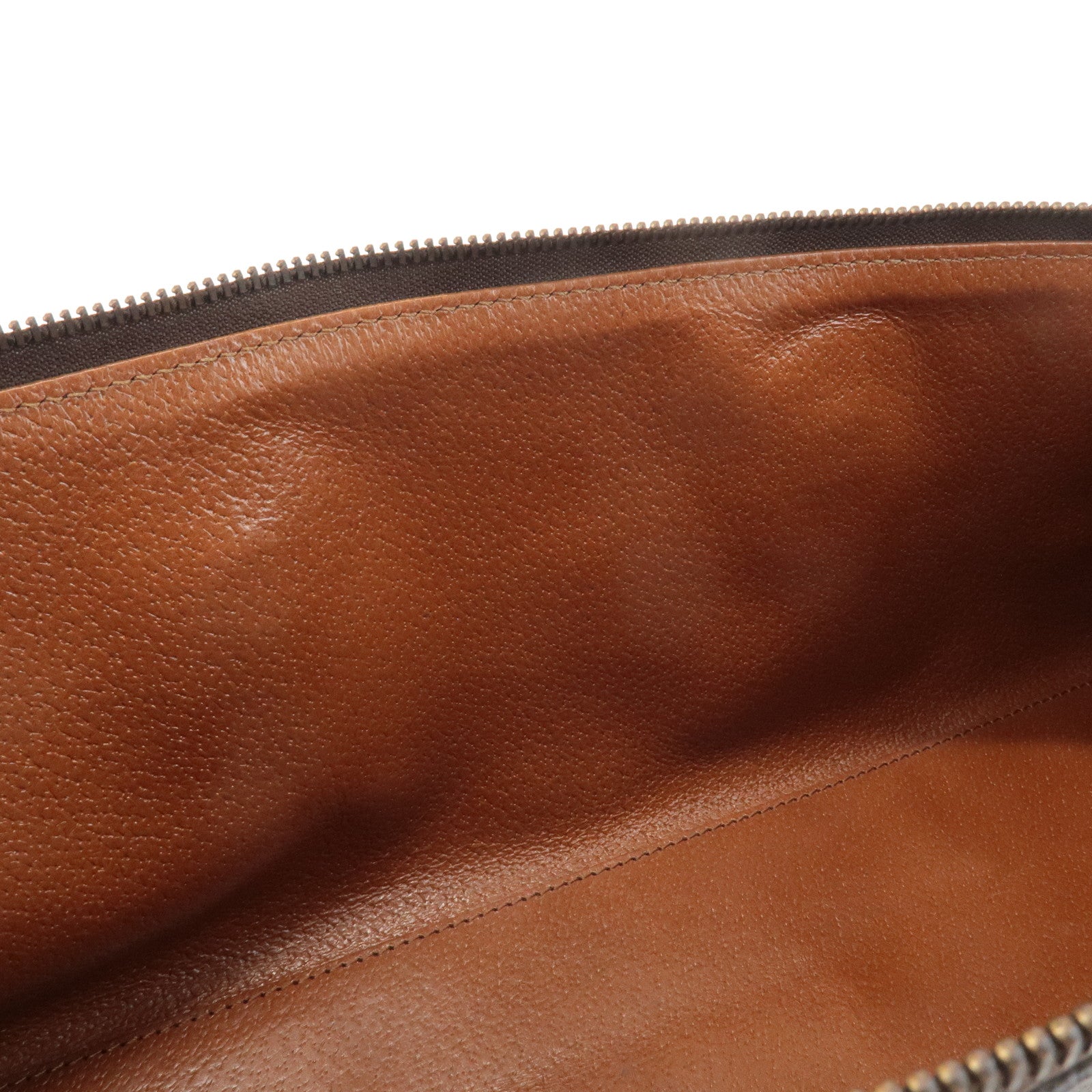 Louis Vuitton Monogram Sac Triangle Hand Bag Brown M51360 Used