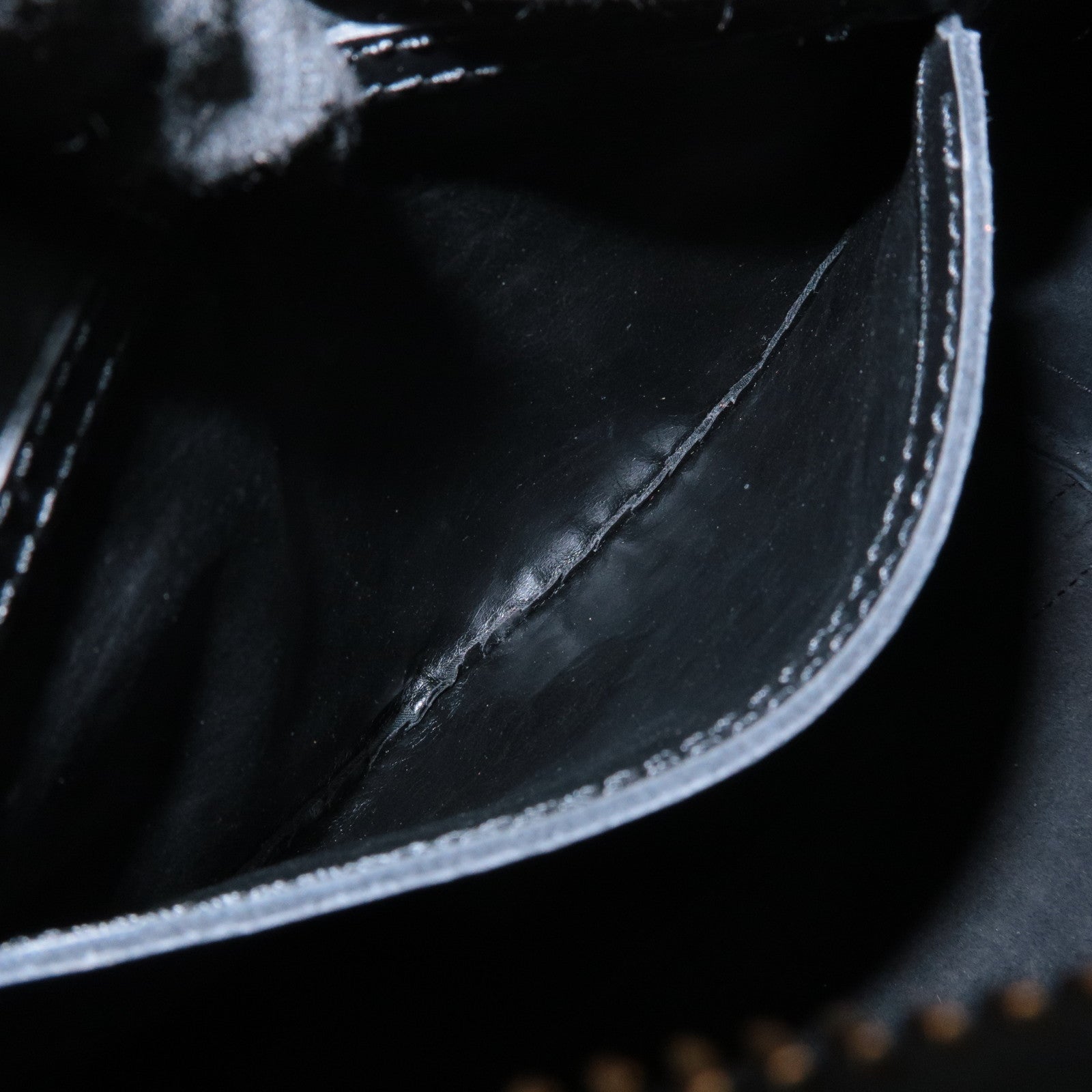 Louis Vuitton Epi Speedy 25 Boston Bag Hand Bag Noir M43012 Used