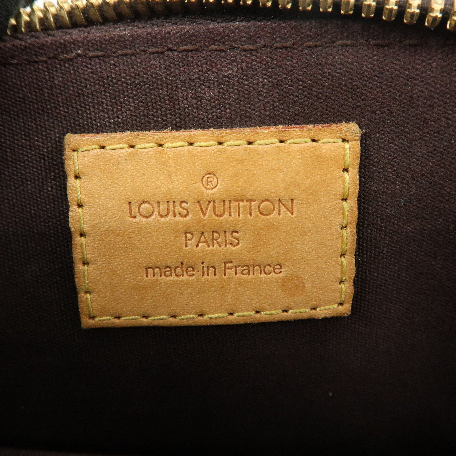 Louis Vuitton Monogram Vernis Alma BB 2Way Bag Amarante M91678