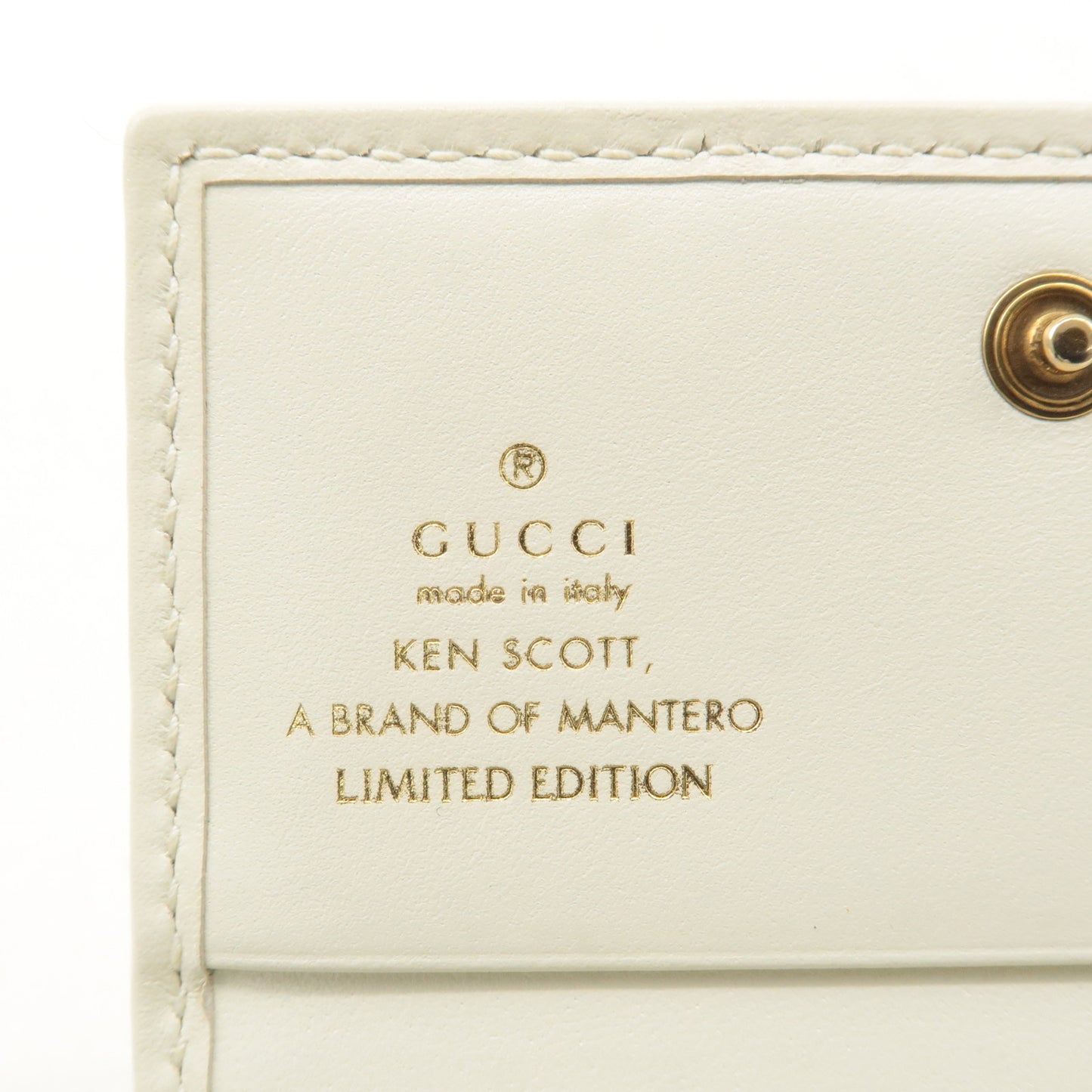 GUCCI GG Marmont Leather Ken Scott Collection Bifold Wallet 466492