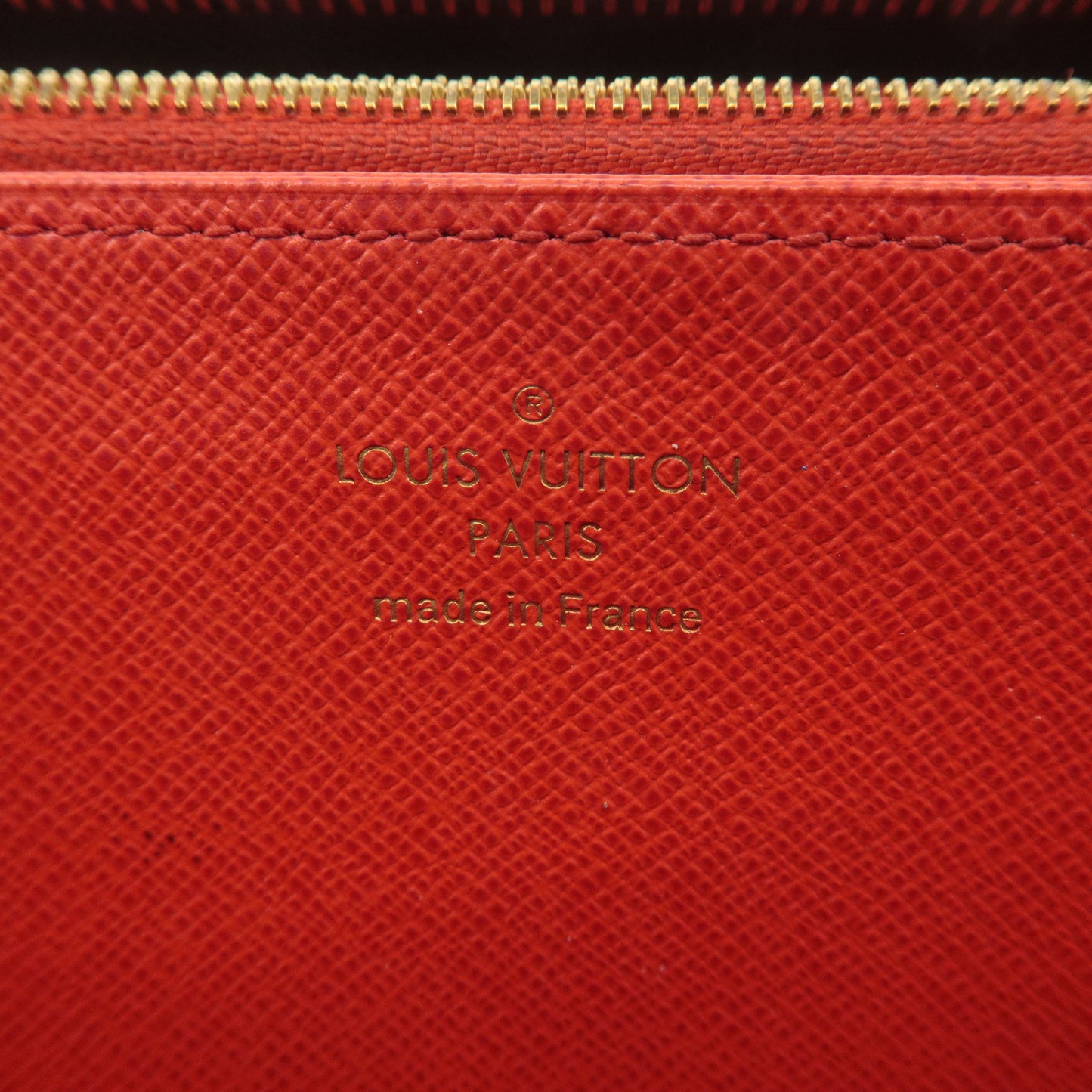 Louis Vuitton Monogram Zippy Wallet Long Wallet Coquelicot M41896