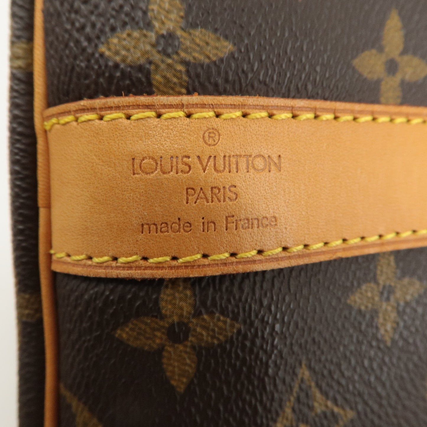 Louis Vuitton Monogram Keep All Bandouliere 60 Bag Brown M41412