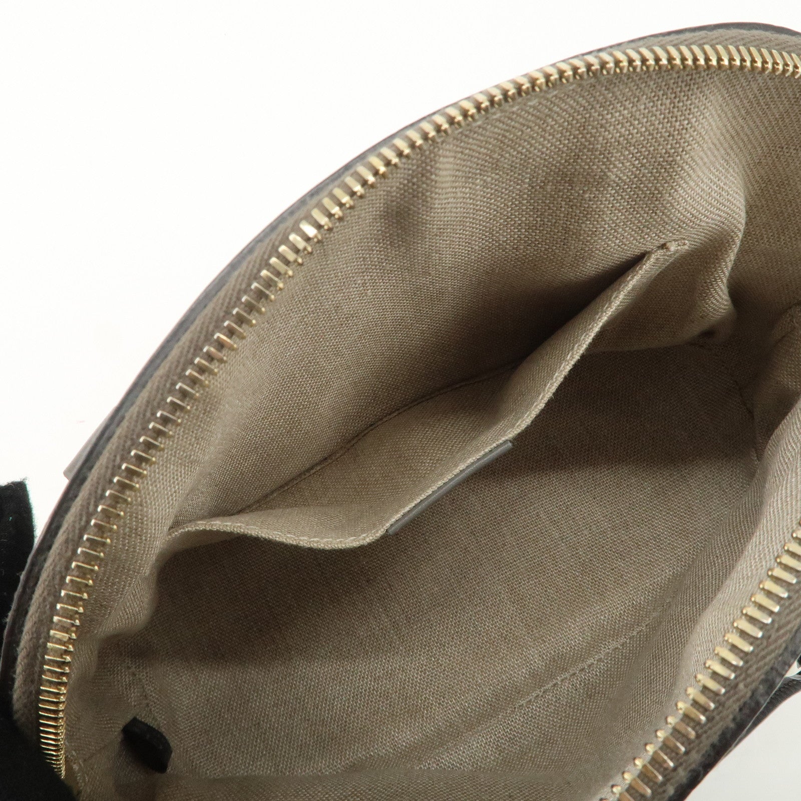 GUCCI Micro Guccissima Leather 2WAY Bag Hand Bag Gray 449654 Used