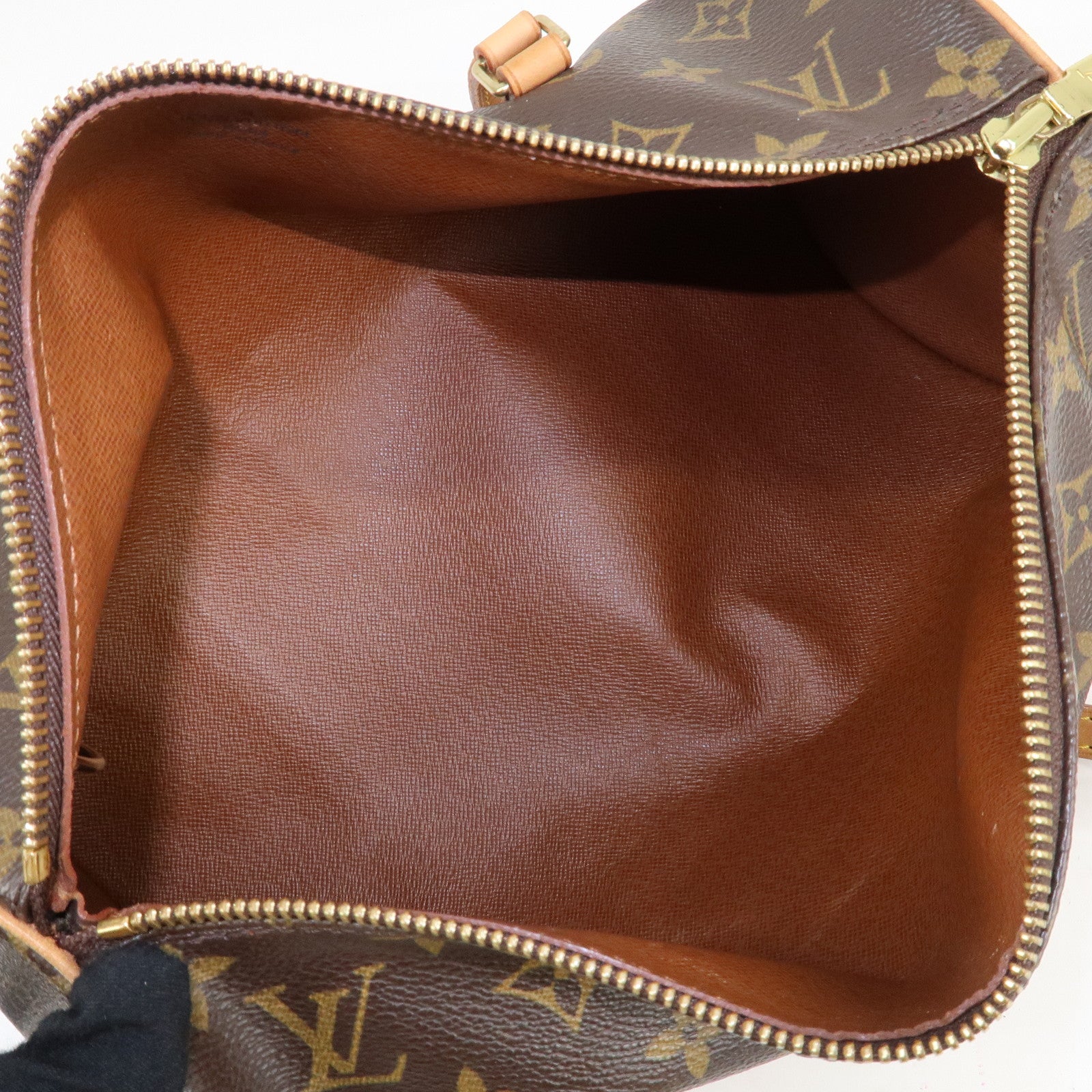 Louis Vuitton Monogram Papillon 30 Hand Bag Brown M51385 Used