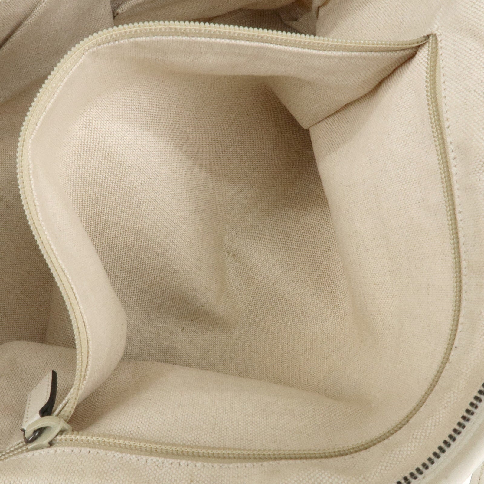 GUCCI Flora Canvas Leather Tote Bag Hand Bag Ivory 353437