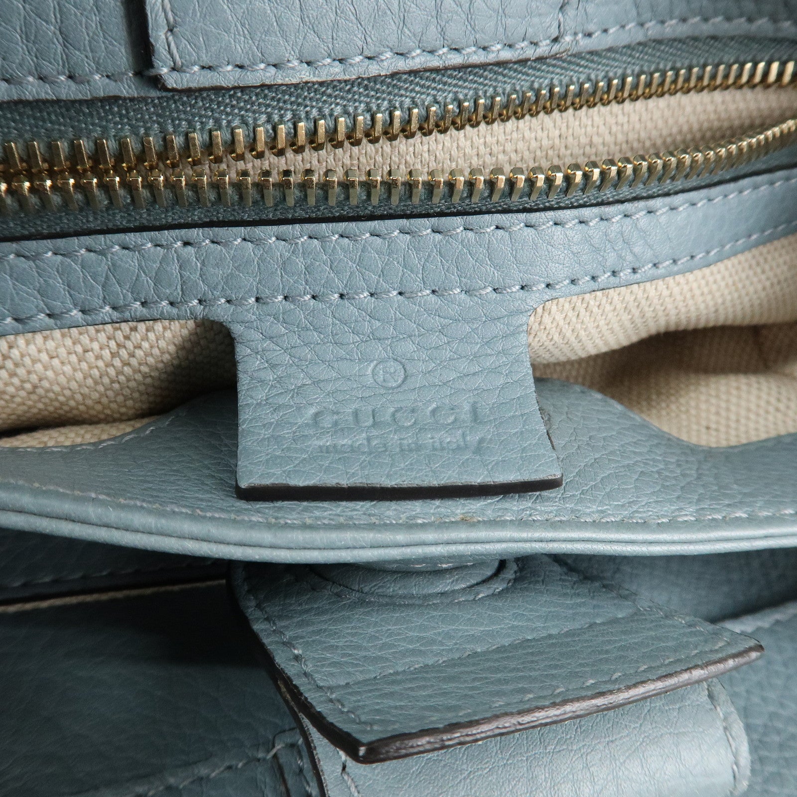 GUCCI Bamboo Canvas Leather 2Way Bag Flora Japan Limited 336032 Used