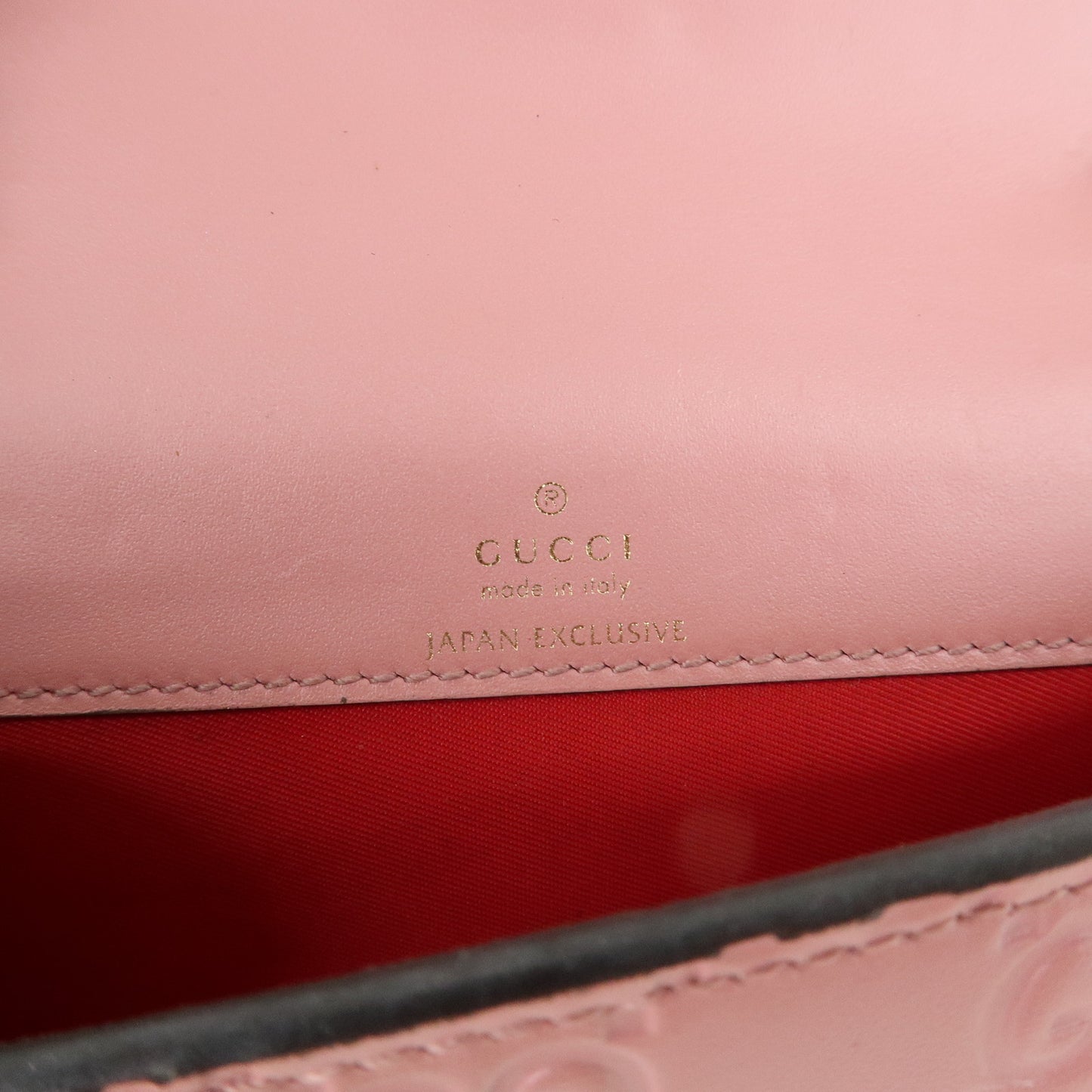 GUCCI Guccissima Leather Cherry Chain Mini Shoulder Bag 481291